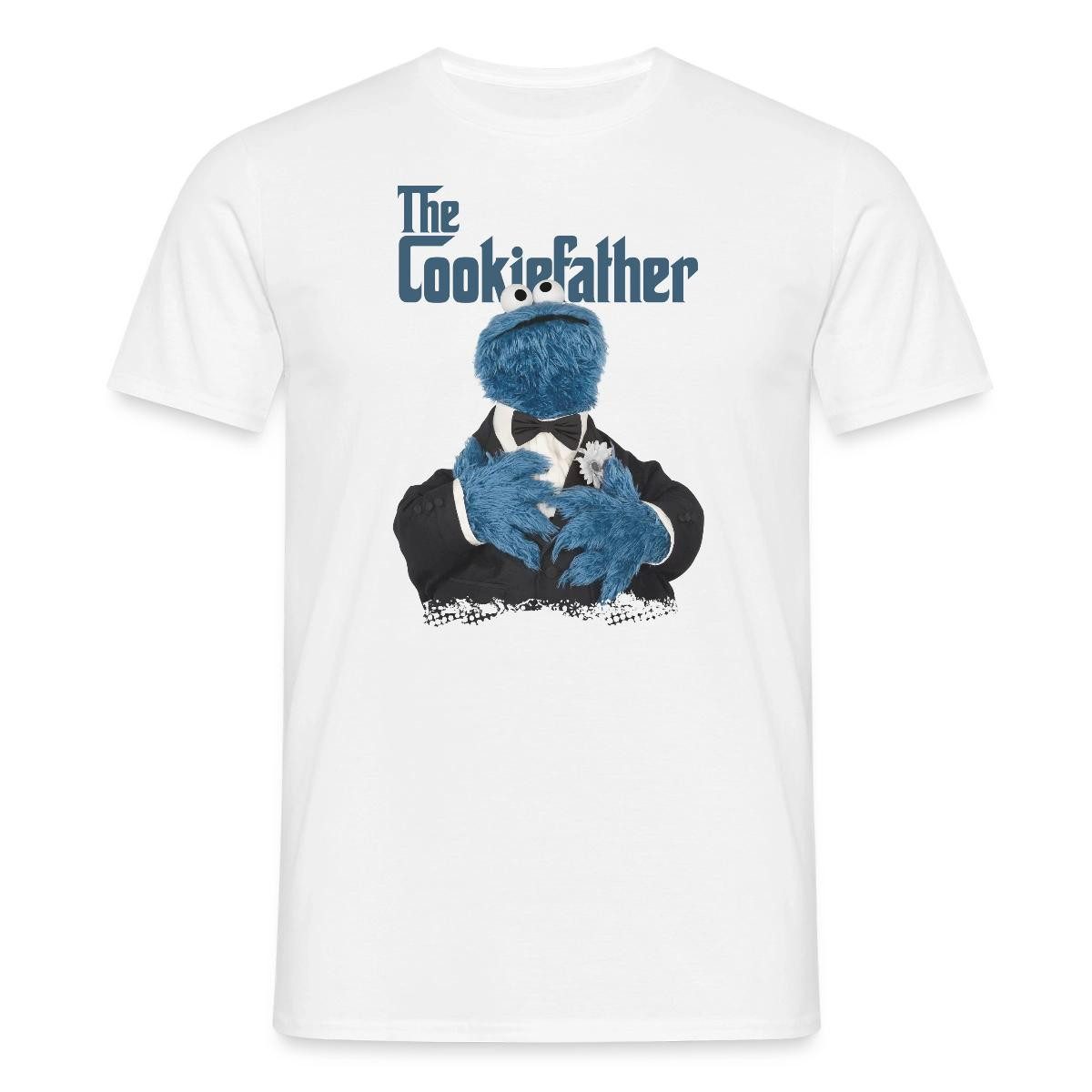 T-Shirt Sesamstraße The Cookiefather Männer T-Shirt