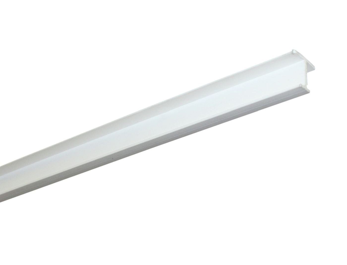 GARDINIA Schienensystem Gardinia T-Schiene Kunststoff weiß 250 cm weiß, standard