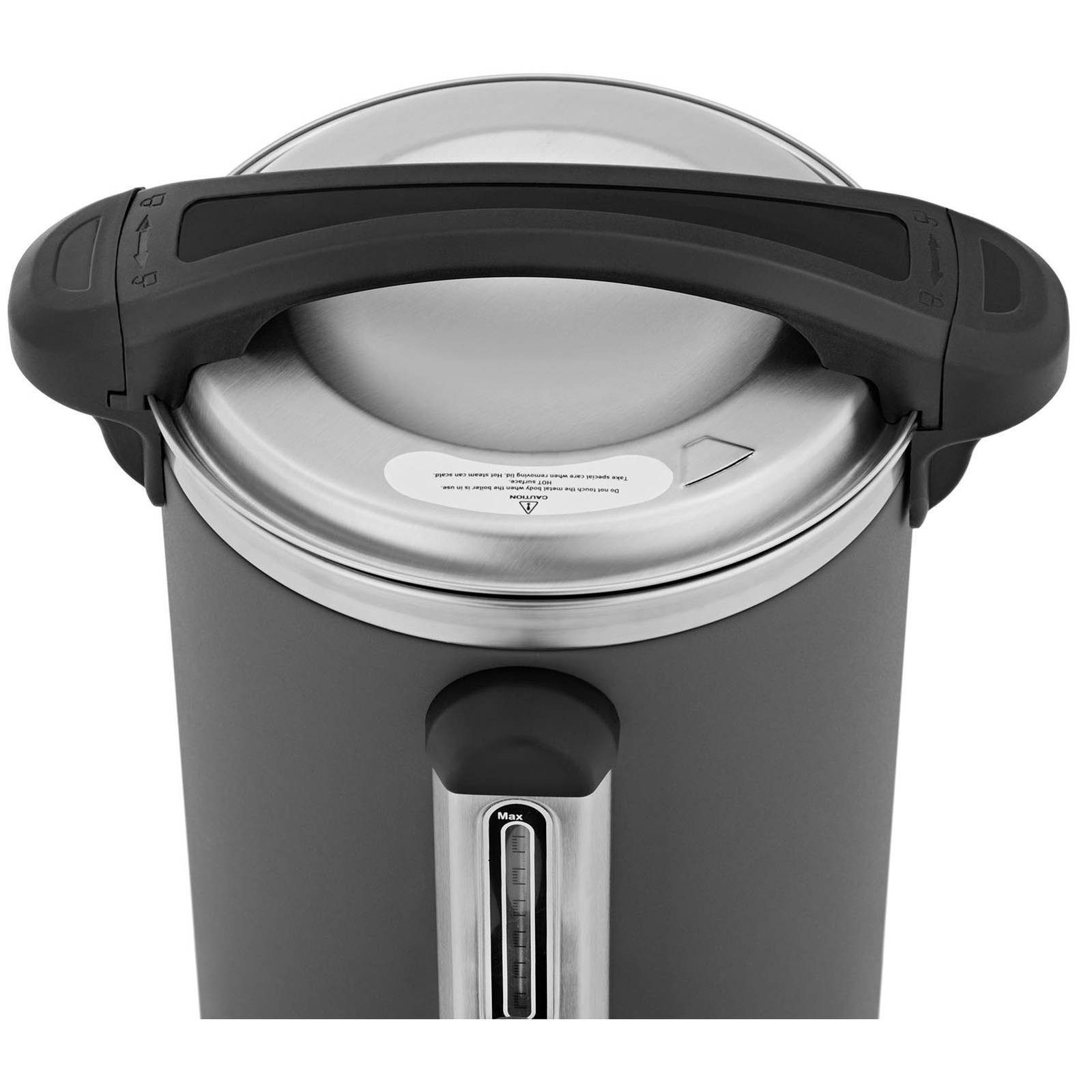 Royal Catering Heißwasserspender Edelstahl Heißgetränkespender Abtropfschale Zapfhahn doppelwandig, 6.1 l, 1500 W, verschiedene Größen
