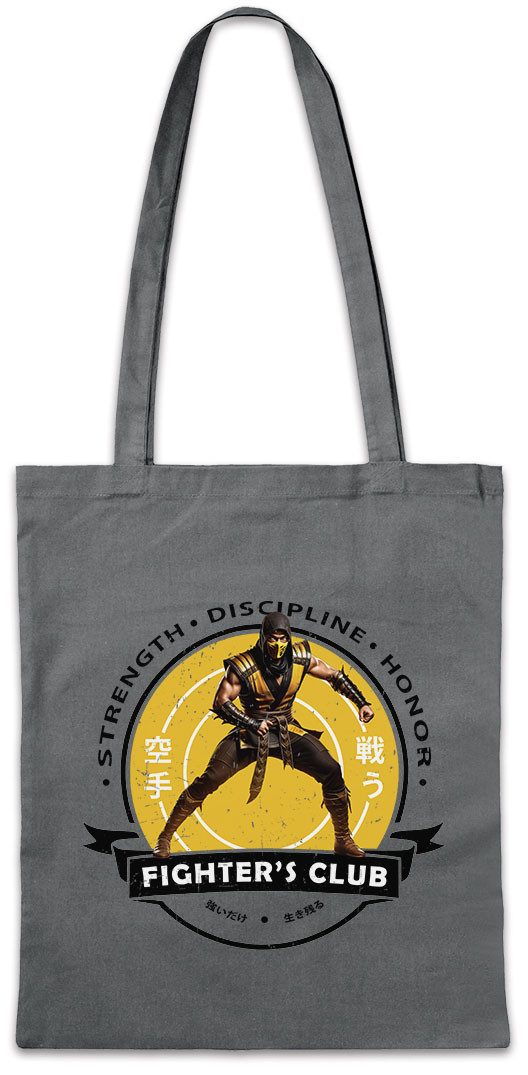 Urban Backwoods Beuteltasche Fighter's Club Ninja II Stofftasche Gamer Mortal MK Kung Scorpion Fu (1-tlg), Kombat Game Gaming Beat