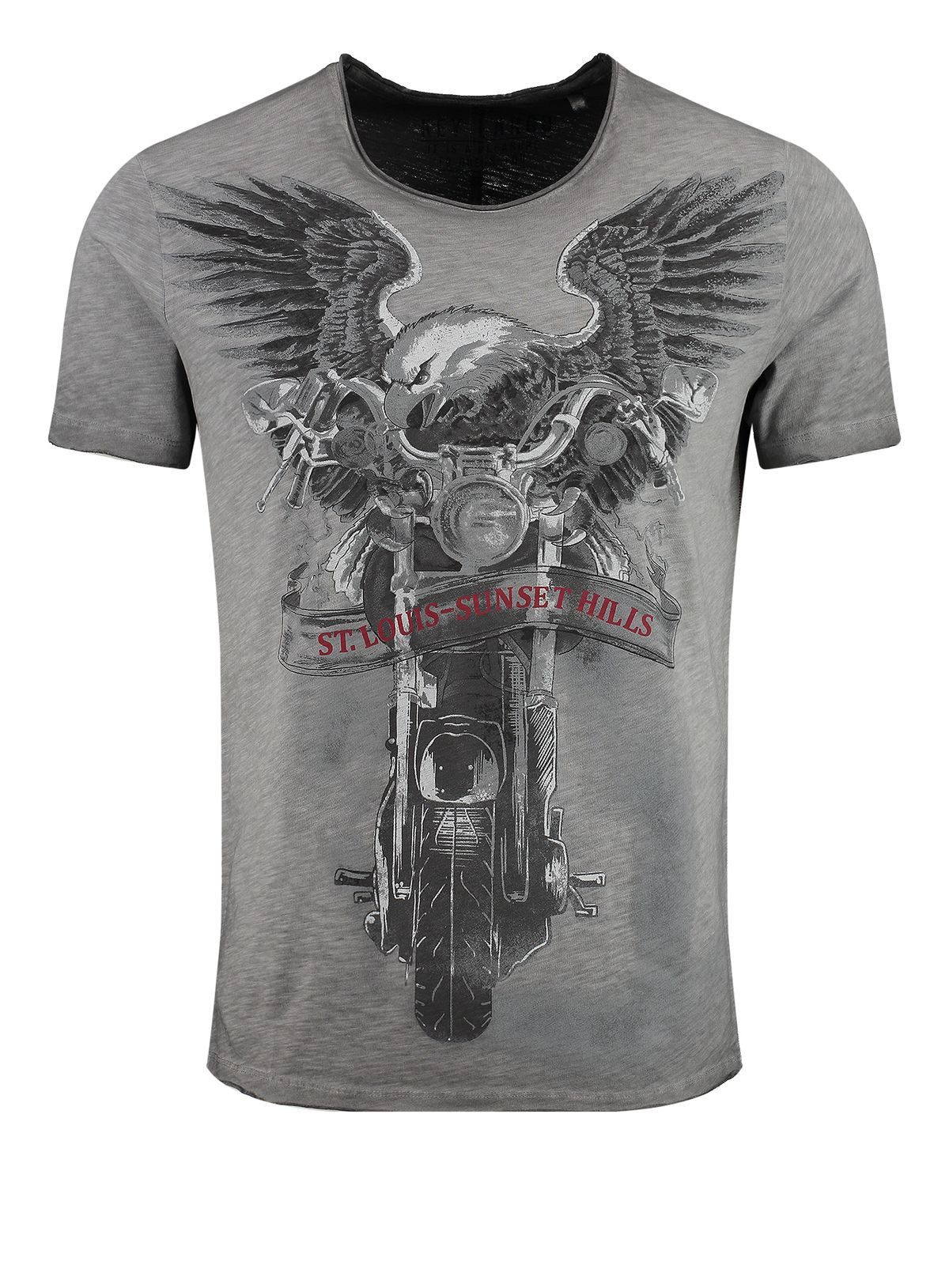 Key Largo T-Shirt T-Shirt Sunset Hills USA Biker Print Motiv vintage Look M günstig online kaufen