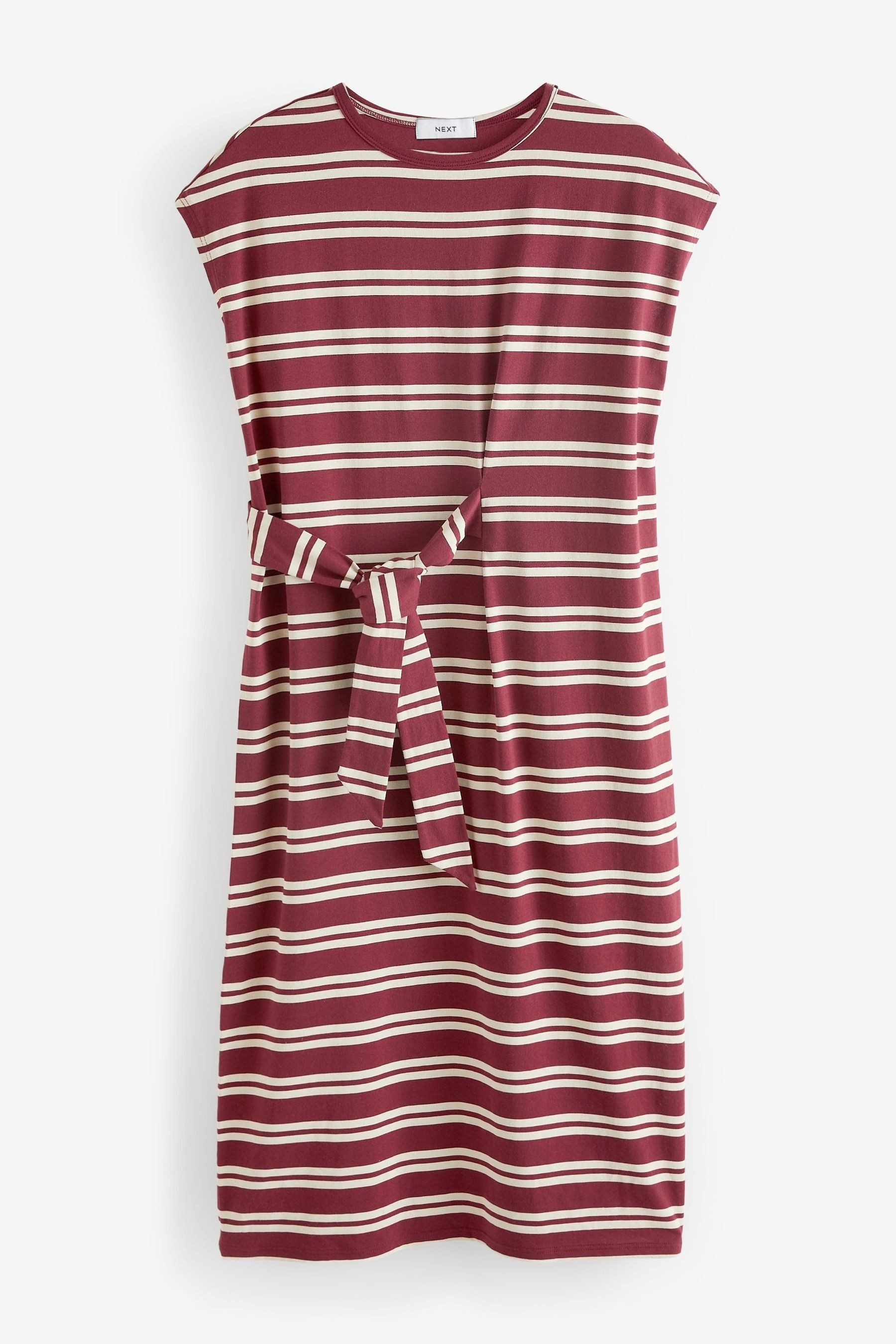 Next Sommerkleid Kurzarm-Sommerkleid mit seitlichem Bindedetail günstig online kaufen