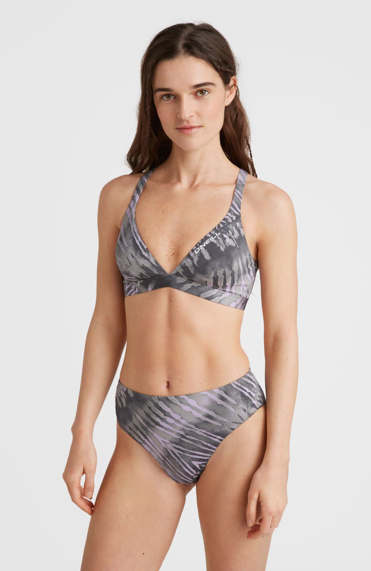 Hyperfreak Oneill Dye O'Neill Wow Bügel-Bikini W Set Tie Bikini Grey Damen