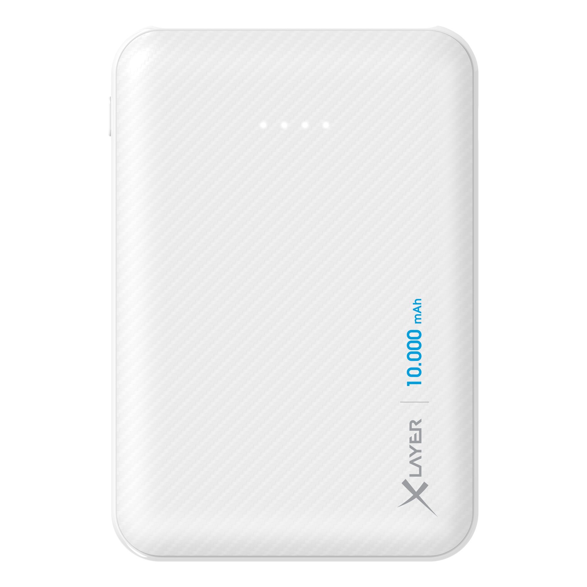 XLAYER Powerbank 10000 mAh Micro Carbon Akku schnelles Aufladen Ladegerät Powerbank