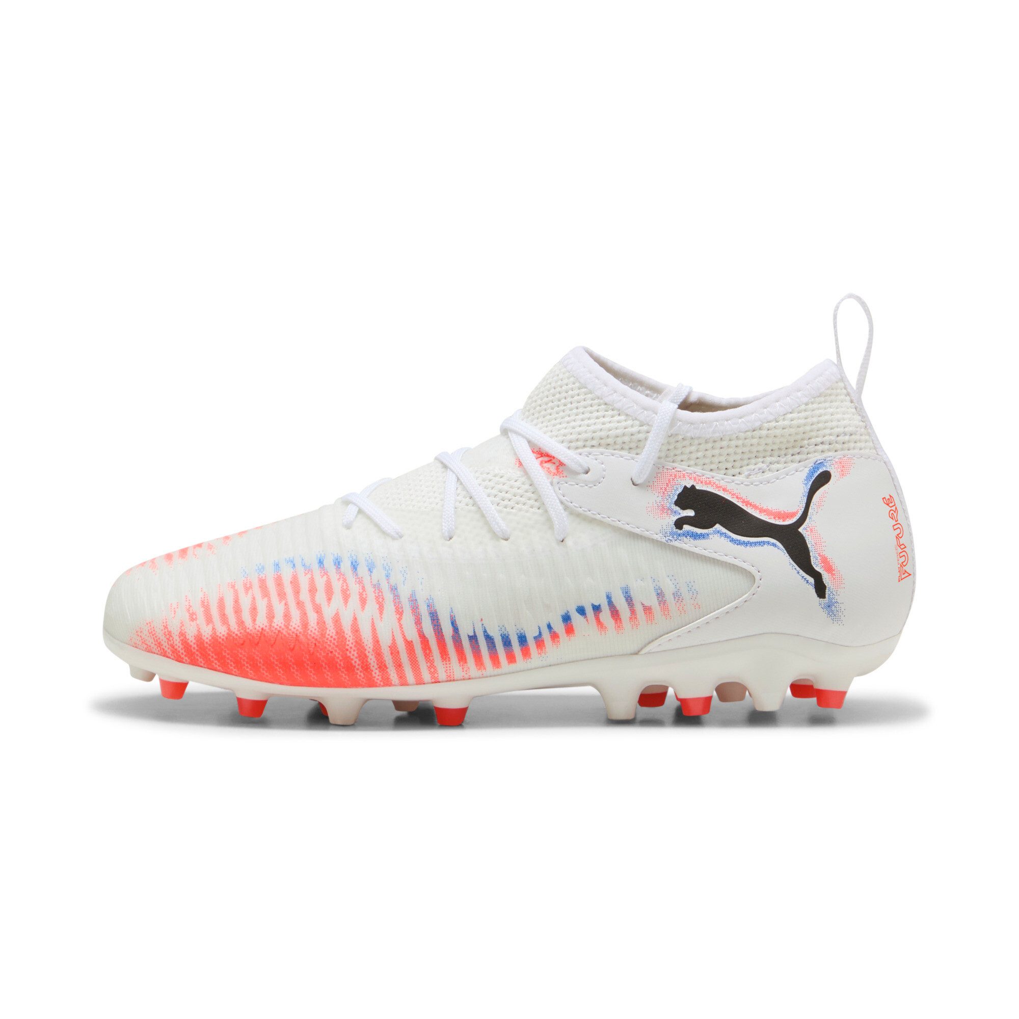 PUMA FUTURE 8 MATCH MG JR Fußballschuh (für Kinder & Jugendliche) für Kunstrasen und harten Naturrasen, mit leichtem Mesh-Obermaterial
