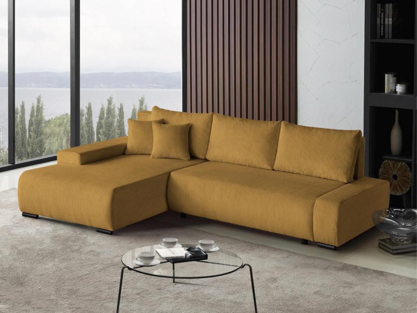Beautysofa Ecksofa DRACO POSO L, mit günstig online kaufen