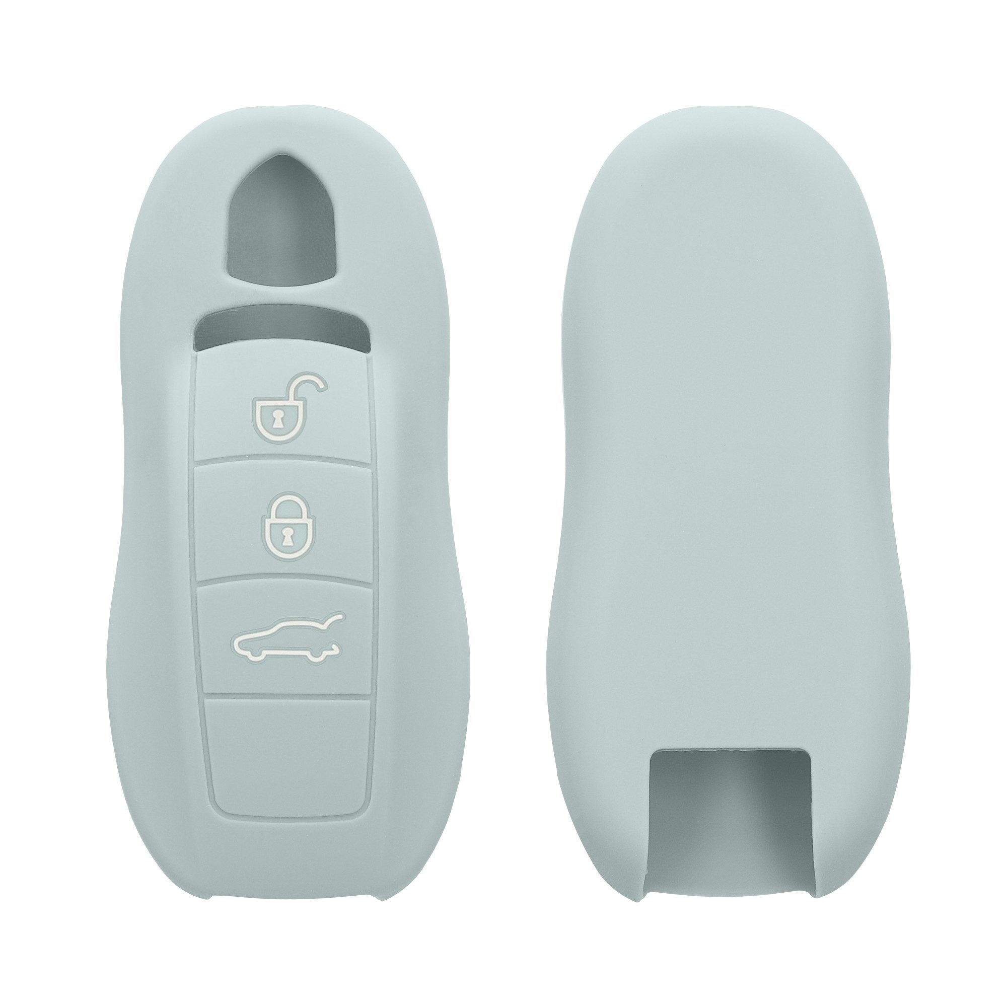 kwmobile Schlüsseltasche Autoschlüssel Silikon Hülle für Porsche (1-tlg), Schlüsselhülle Schlüssel Case Cover
