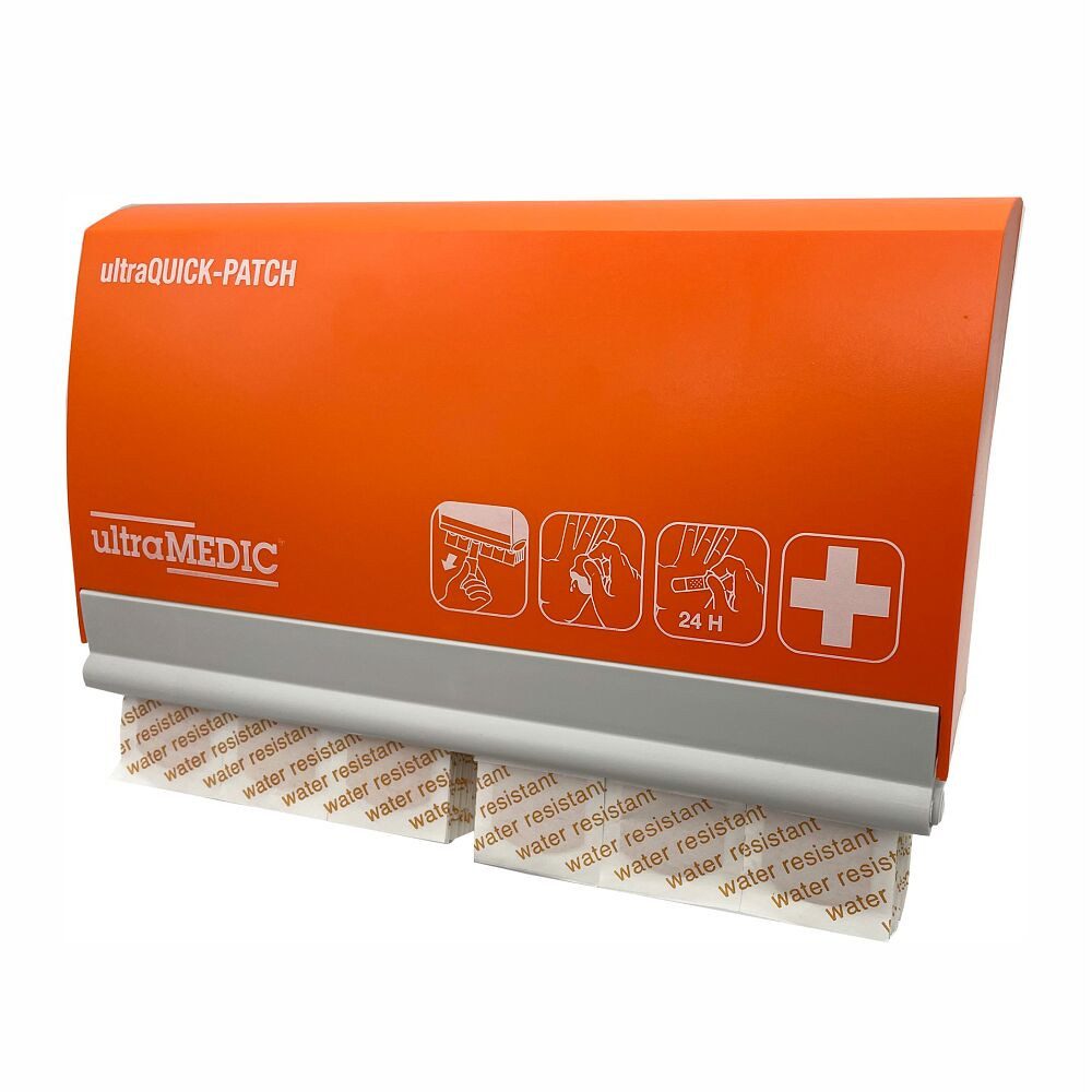 Ultramedic Erste-Hilfe-Koffer Pflasterspender Ultra Quick-Patch, Ideal für den Einsatz im Betrieb