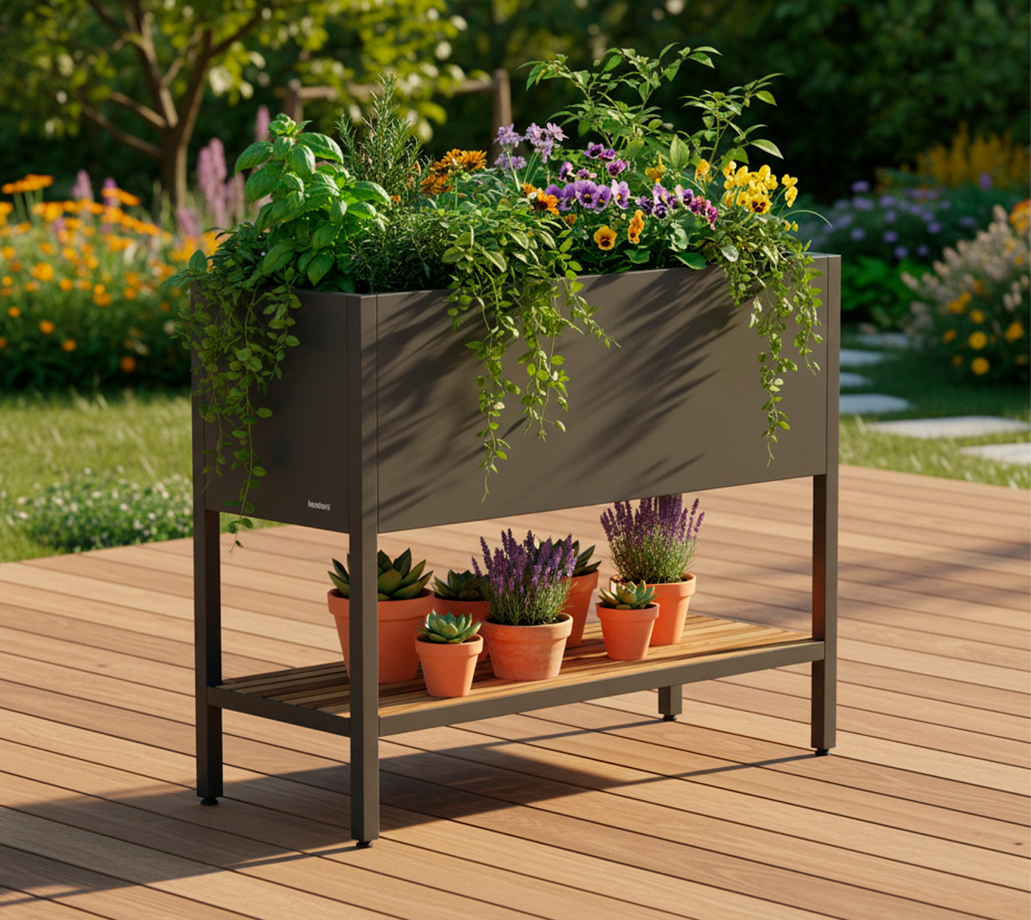 Herstera Garden Hochbeet Deco, BxTxH: 100x40x80 cm