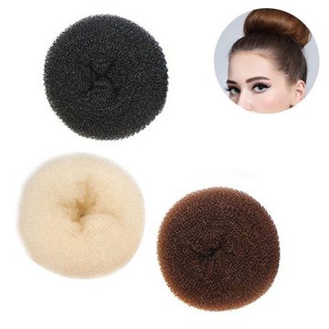 Gontence Haarstyling-Set 3 Stück Donut Duttkissen, Donut Hair Bun Maker