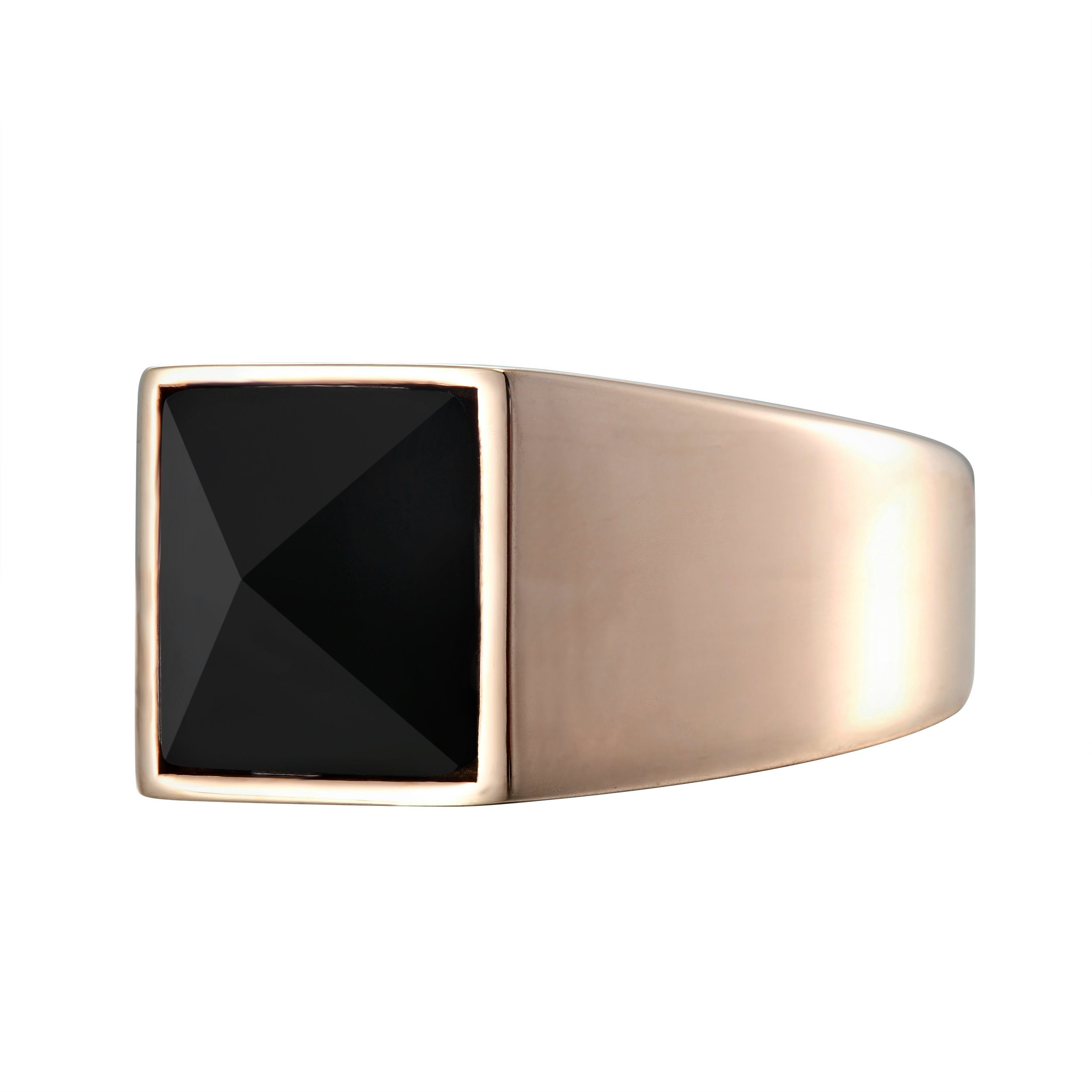Karisma Fingerring Männer Edelstahl 316L Roségold günstig online kaufen