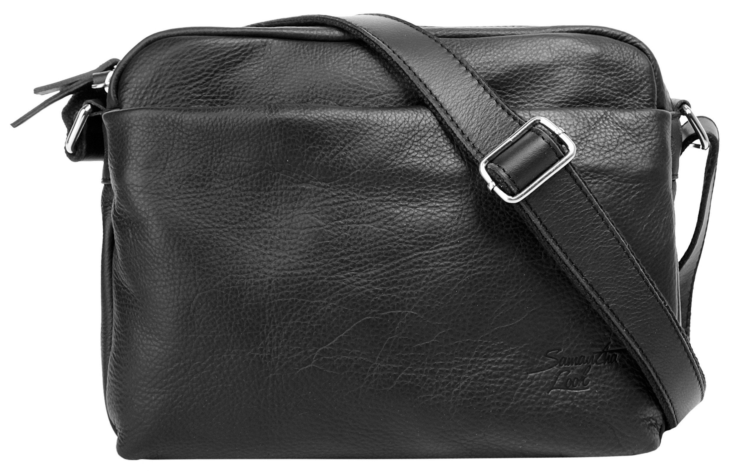 Samantha Look Umhängetasche, echt Leder, Made in Italy günstig online kaufen