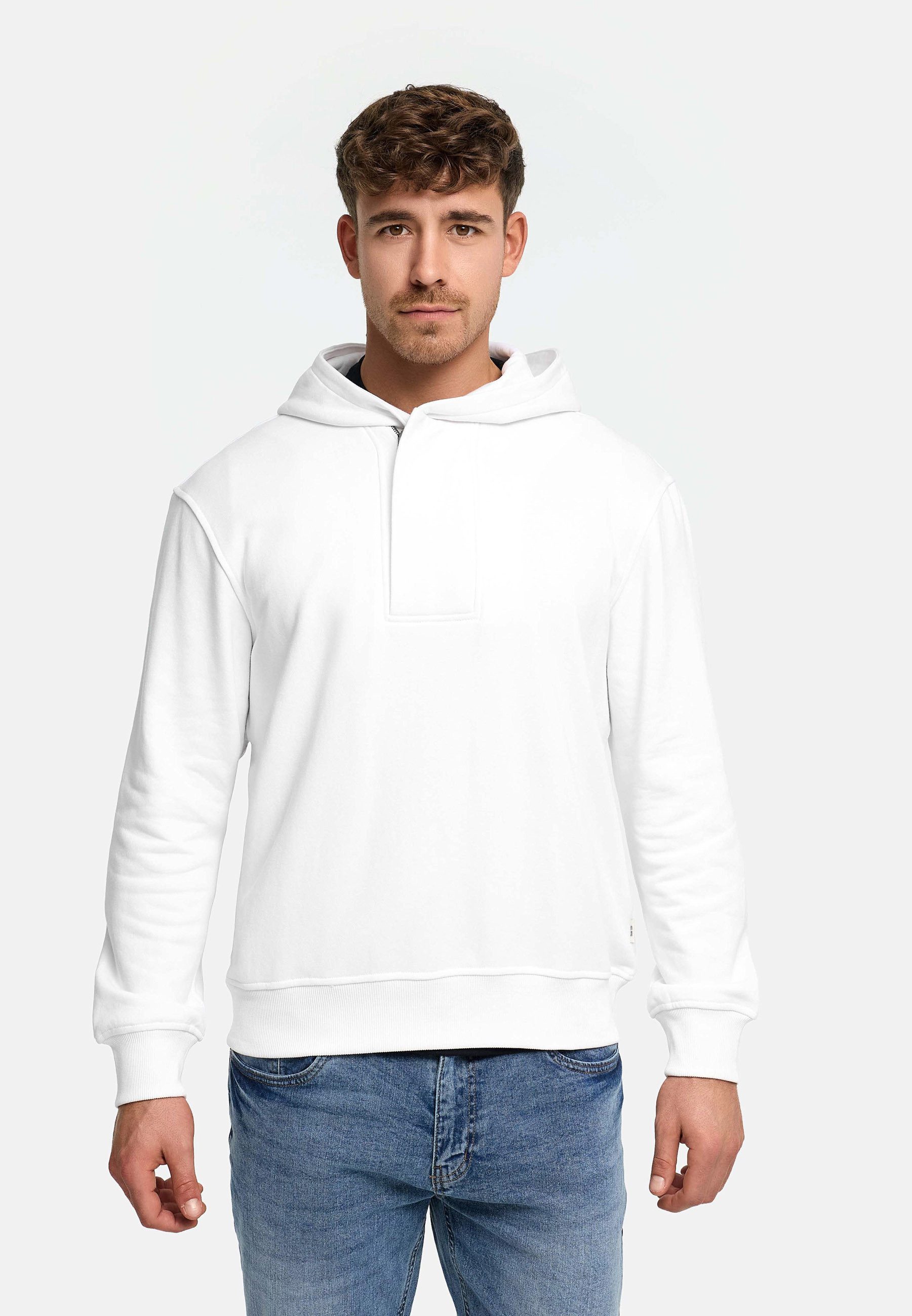 Indicode Hoodie INJumpy Half Zip (Kapuzenpullover) mit cleaner Optik, angenehmem Tragegefühl und vielseitigem Styling