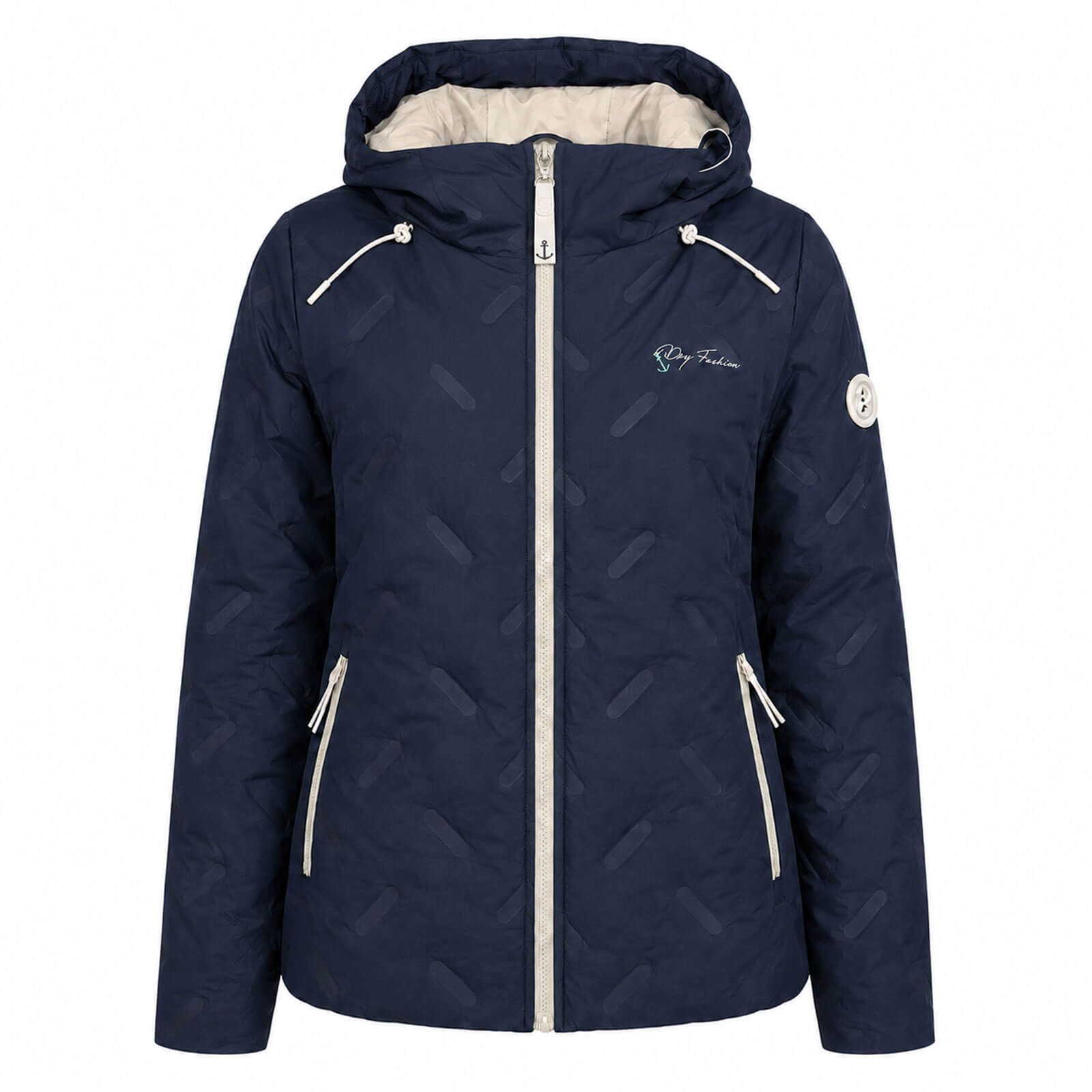 Dry Fashion Steppjacke Damen Steppjacke Scharbeutz - Gesteppte Outdoor-Jacke Winterjacke Wind- & wasserabweisend, Tailliert, Gefüttert, Verstellbare Kapuze – Bild 4 von 5