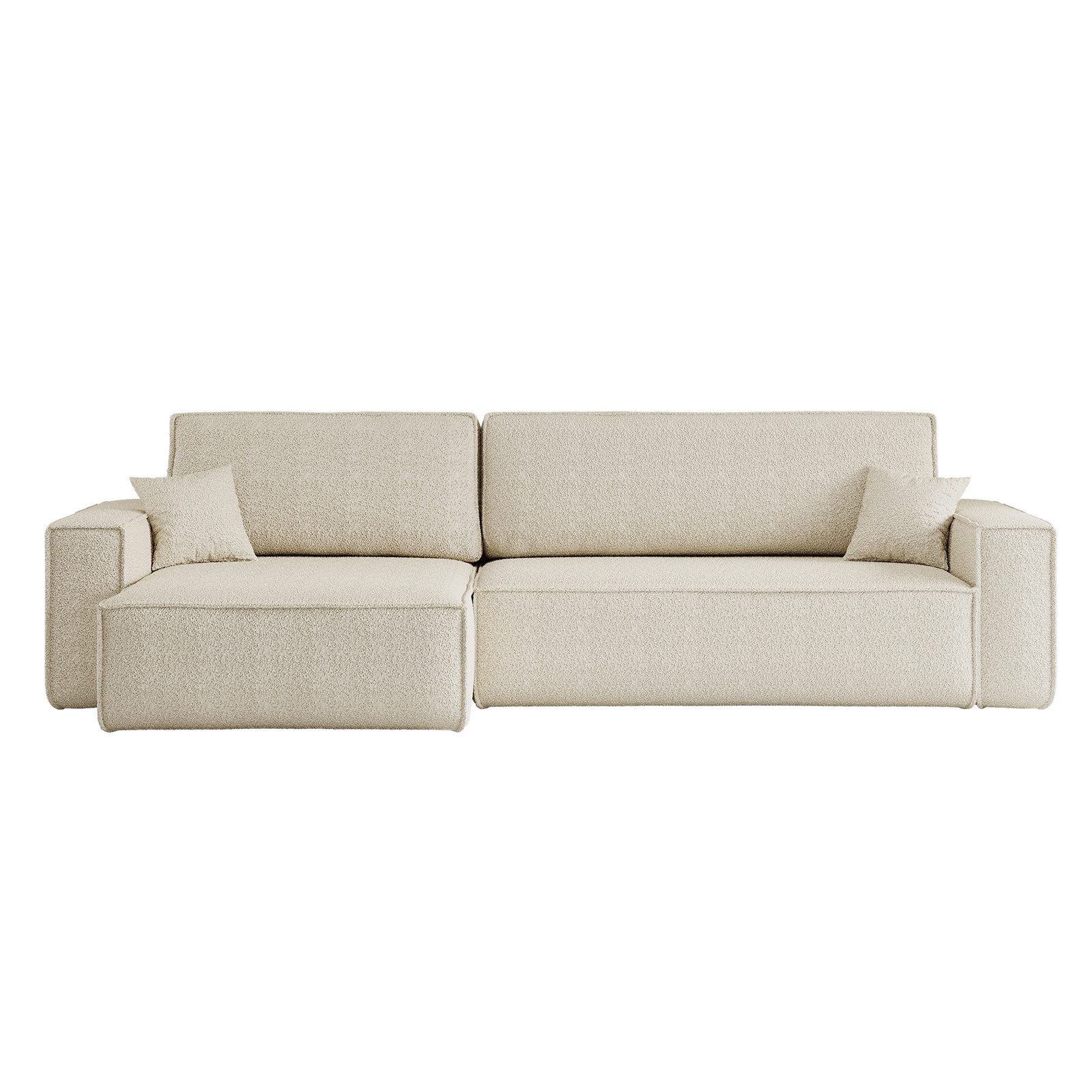 Kaiser Möbel Ecksofa mit schlaffunktion und bettkasten, BEST XL stoff Poso, Quelle, Verita, Mit Bettfunktion und Bettzeugfach