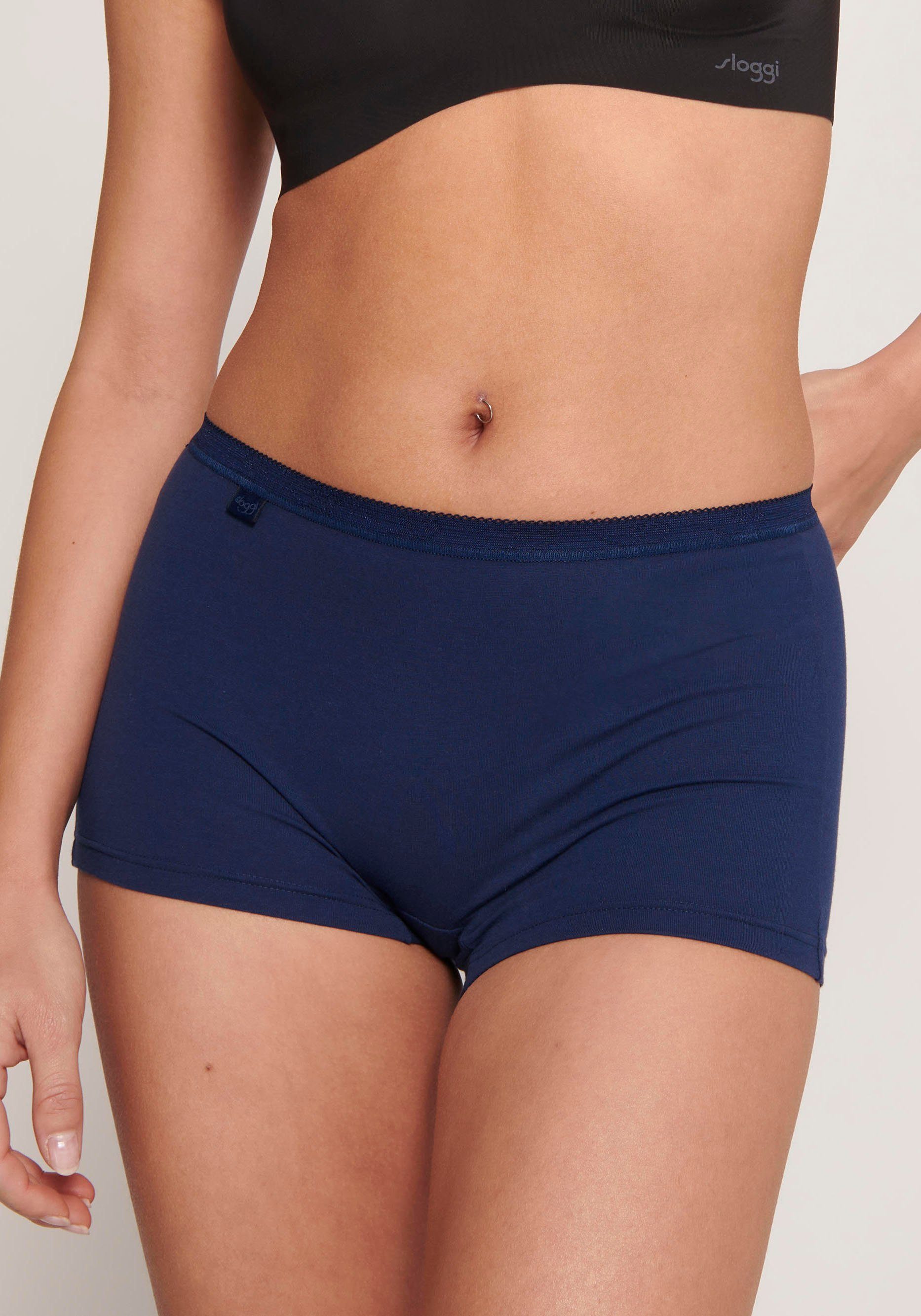 + Short kleinem navy sloggi-Flag Sloggi (Packung, true Basic Panty 2-St) mit