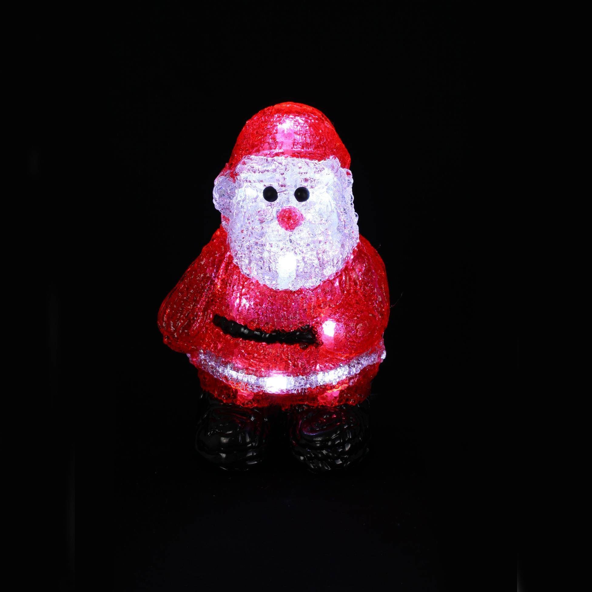 Minuit Weihnachtsmann Figur de LED Autour