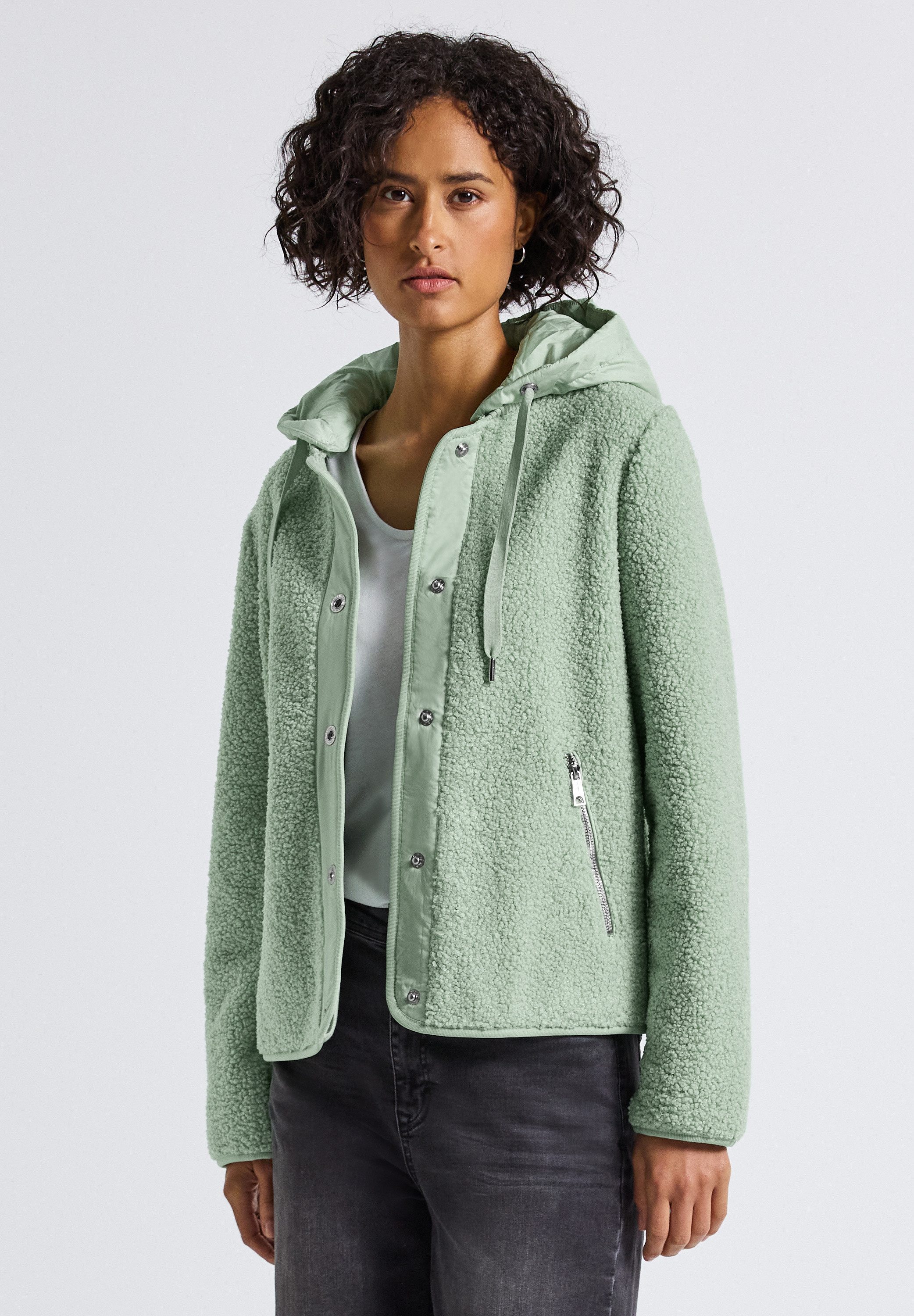 STREET ONE Fellimitatjacke günstig online kaufen