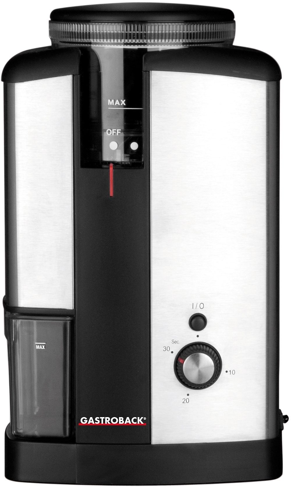 Gastroback Kaffeemühle Advanced 42602, 130 W, Kegelmahlwerk, 250 g Bohnenbehälter