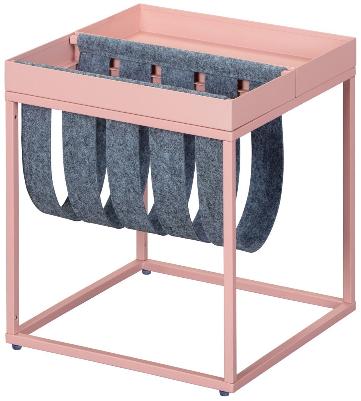 FURNARO Beistelltisch, bietet Platz für Gläser, Bücher, Zeitschriften