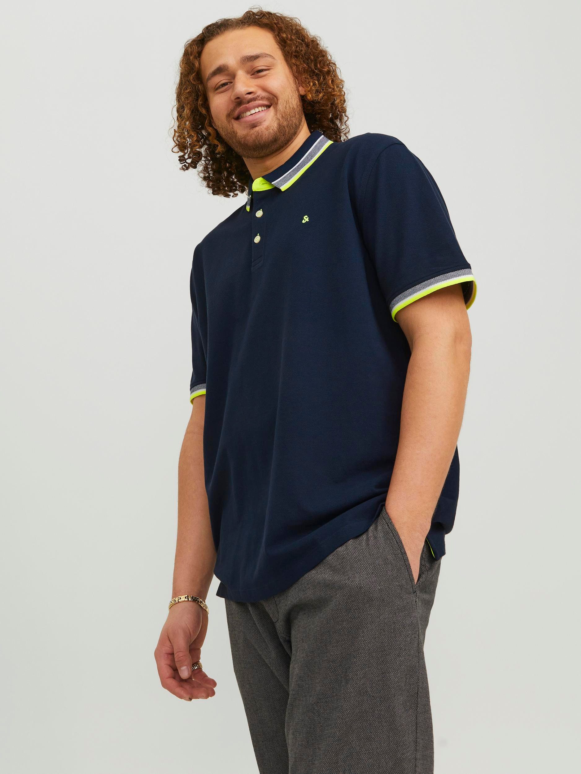 Jack & Jones PlusSize Poloshirt JJEPAULOS POLO SS NOOS PLS günstig online kaufen