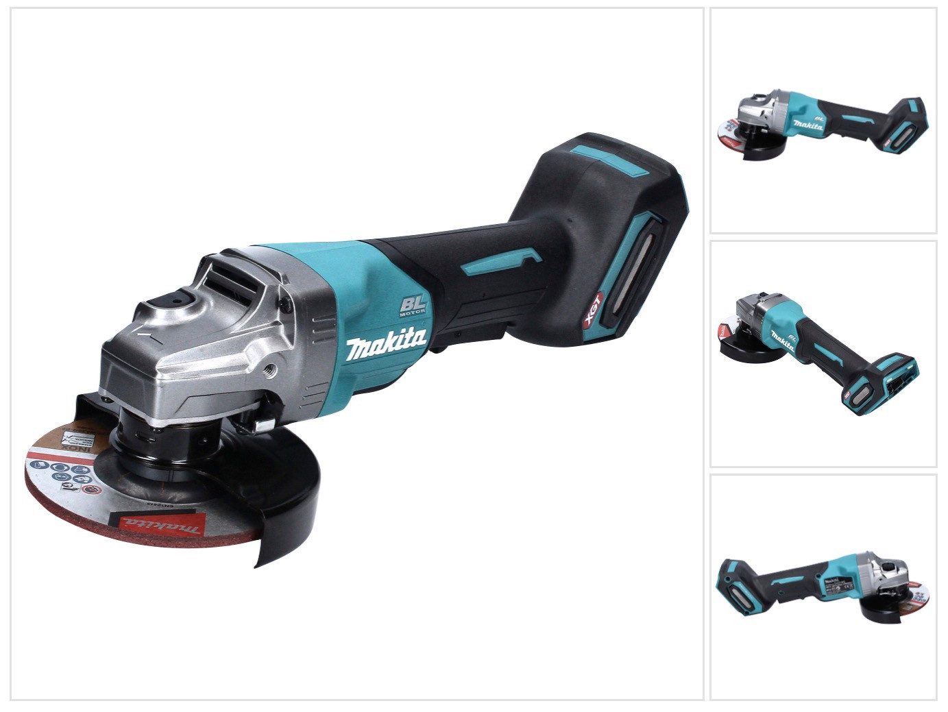 Makita Akku-Winkelschleifer GA 016 GZ Akku Winkelschleifer 40 V max. 125 mm Brushless XGT Solo -