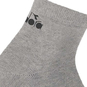 Diadora Kurzsocken Unisex Socken - 3er Pack, Quarter, Logo