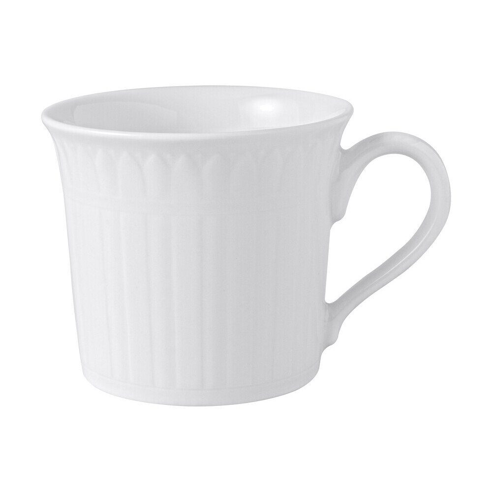 Villeroy & Boch Tasse Kaffee/Tee-Tasse 0,14 l Cellini, 1-tlg., Premium Porcelain, Tasse, Kaffeetasse, 140 ml, Premium Porcelain, weiß, Renaissance