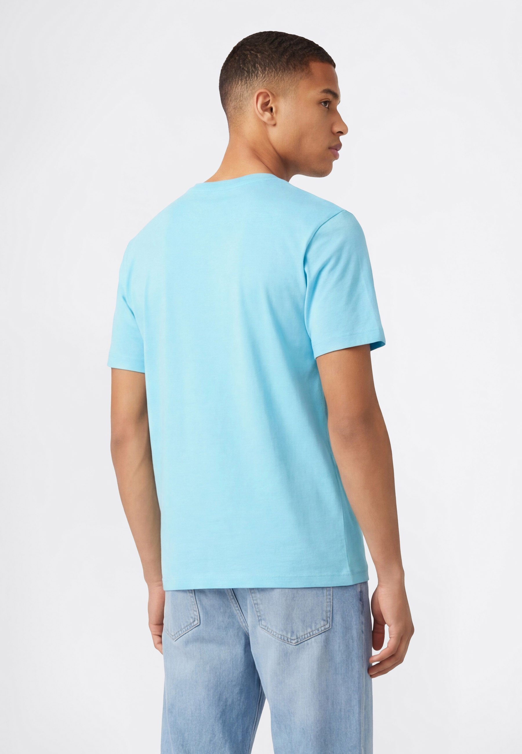 Champion T-Shirt Graphic Tee Kurzarm, mit Rundhalsausschnitt, ohne Verschluss, aus Baumwolle