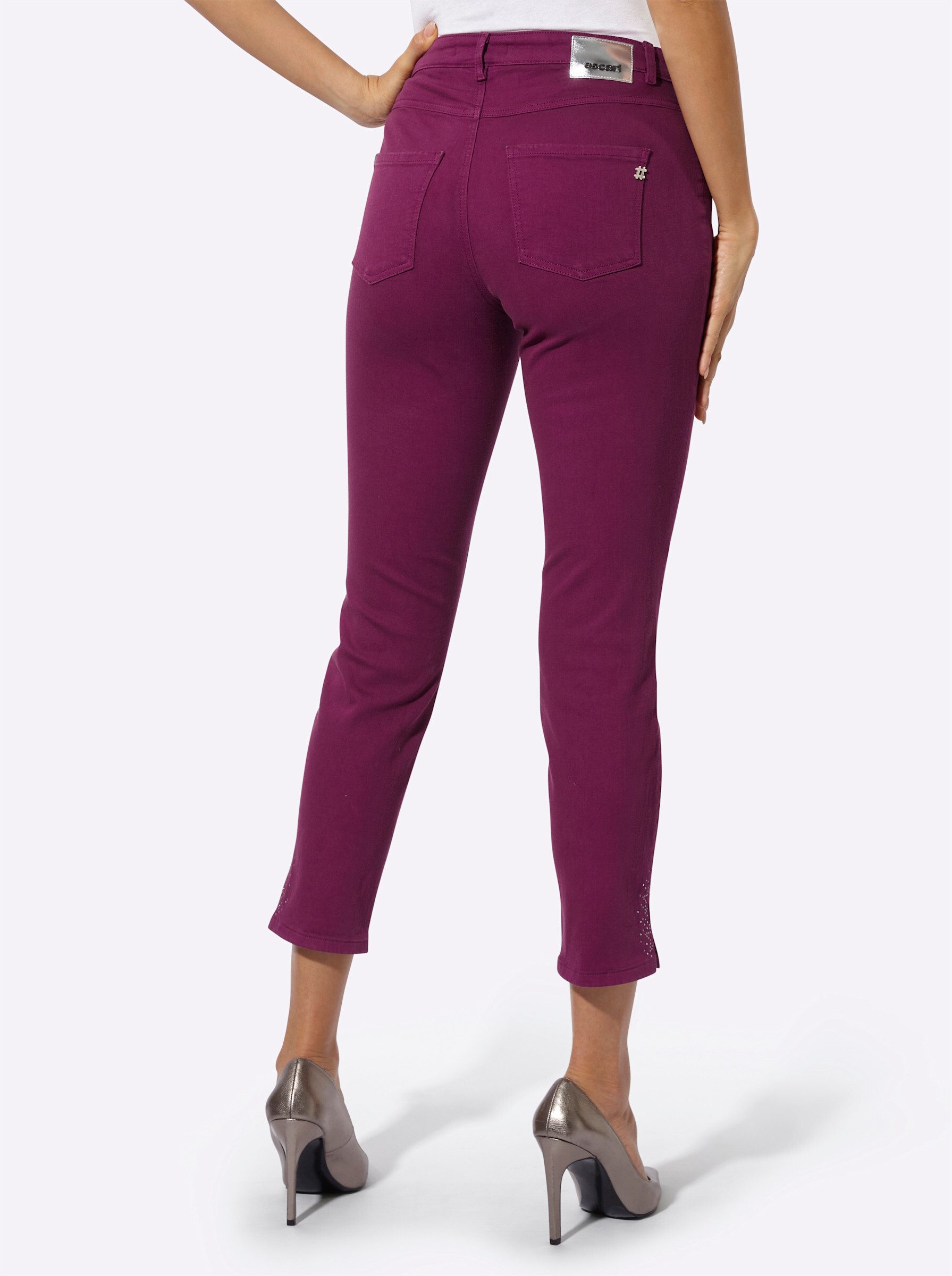 ascari Bequeme Jeans Edel-Jeans leicht vertieft