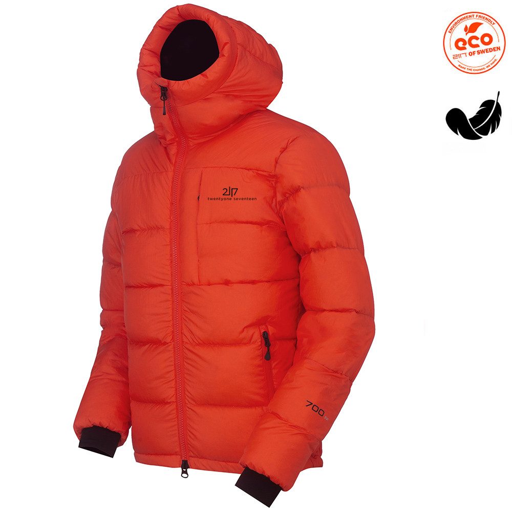 2117 of Sweden Hardshelljacke 2117 of Sweden Herren Daunen-Winterjacke – Warme Outdoor-Jacke, rot