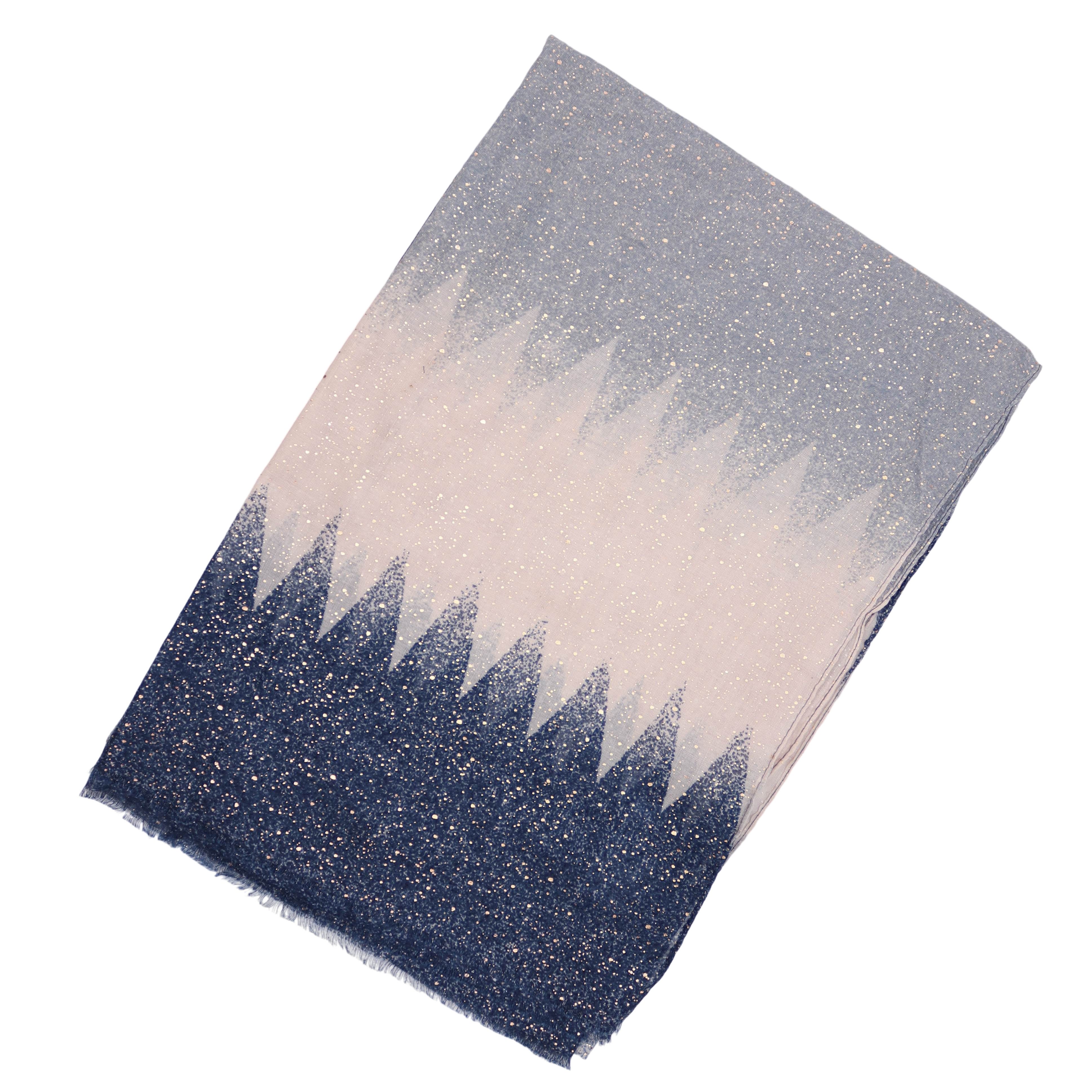 MIRROSI Modeschal Damen Schal XXL 85x180 cm – Glitzerschal aus 100% Viskose, (Neue Kollektion herbst/Winter 2026), leichter Ganzjahresschal mit Farbverlauf