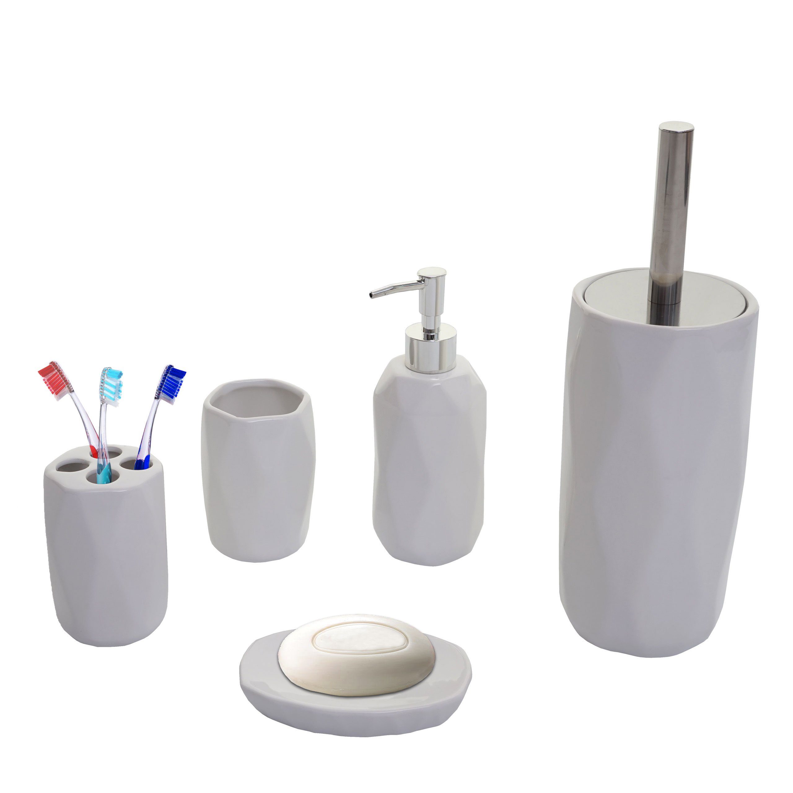 MCW Seifenspender MCW-H88, (Set, 5-tlg), Modernes Design, Austauschbarer Se günstig online kaufen