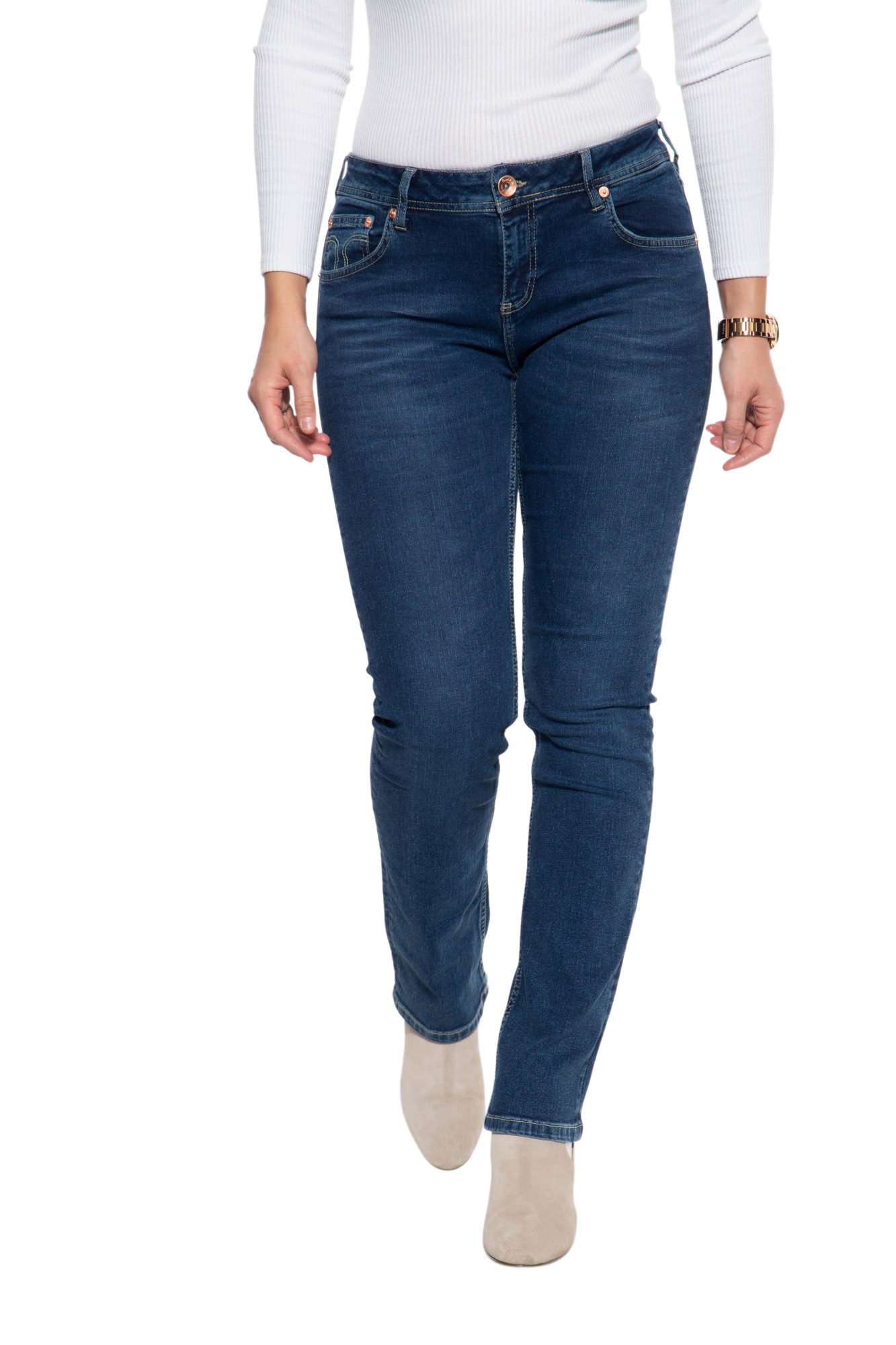 ATT Джинсы Slim-fit-Jeans Stella (1-tlg) aus robustem Denim
