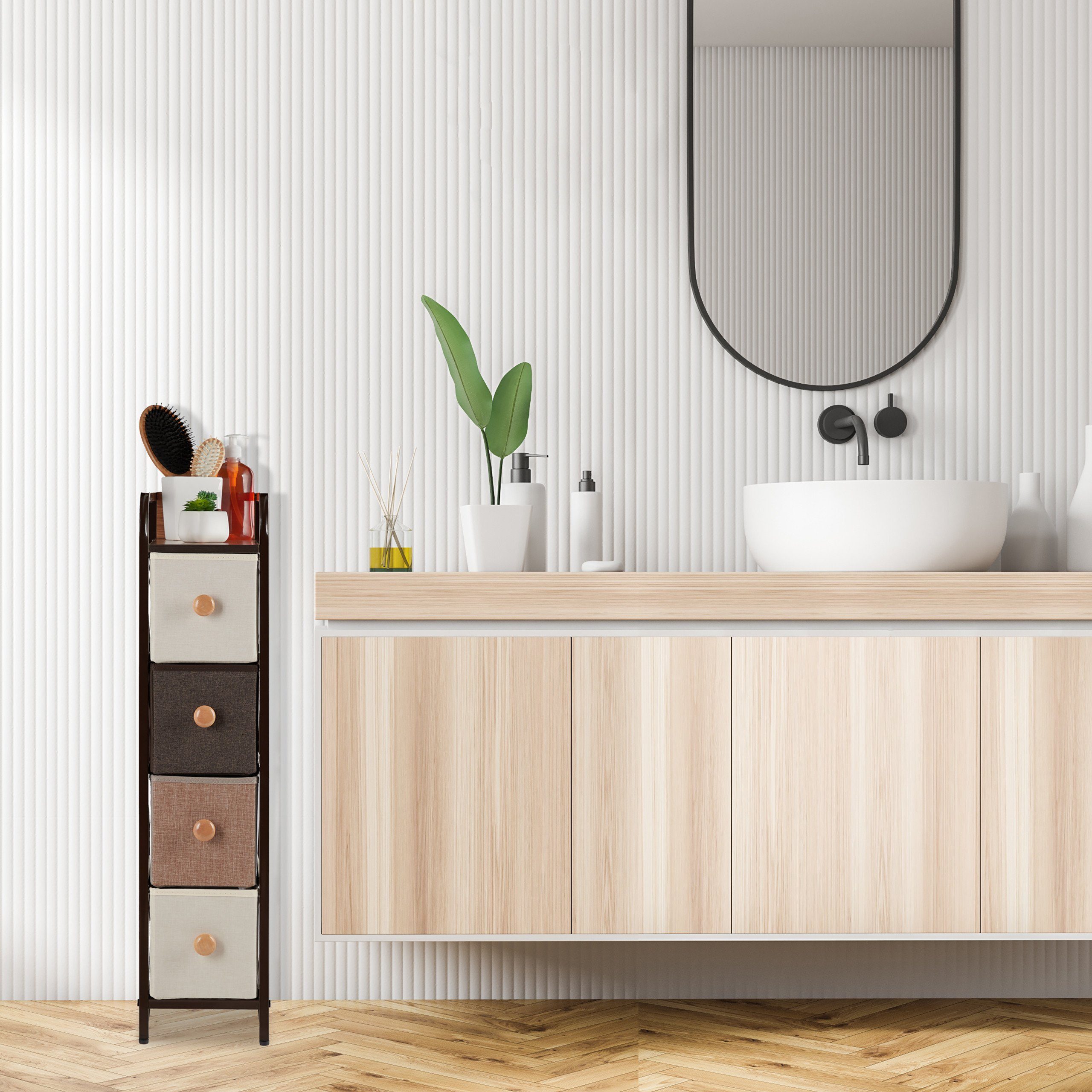 relaxdays Beistellschrank Schubladenschrank vers. Designs E günstig online kaufen