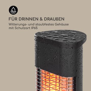 blumfeldt Terrassenstrahler Heat Guru Plus In & Out, 1200 W, Infrarot Heizstrahler Terrasse elektrisch Infrarotheizung Standgerät
