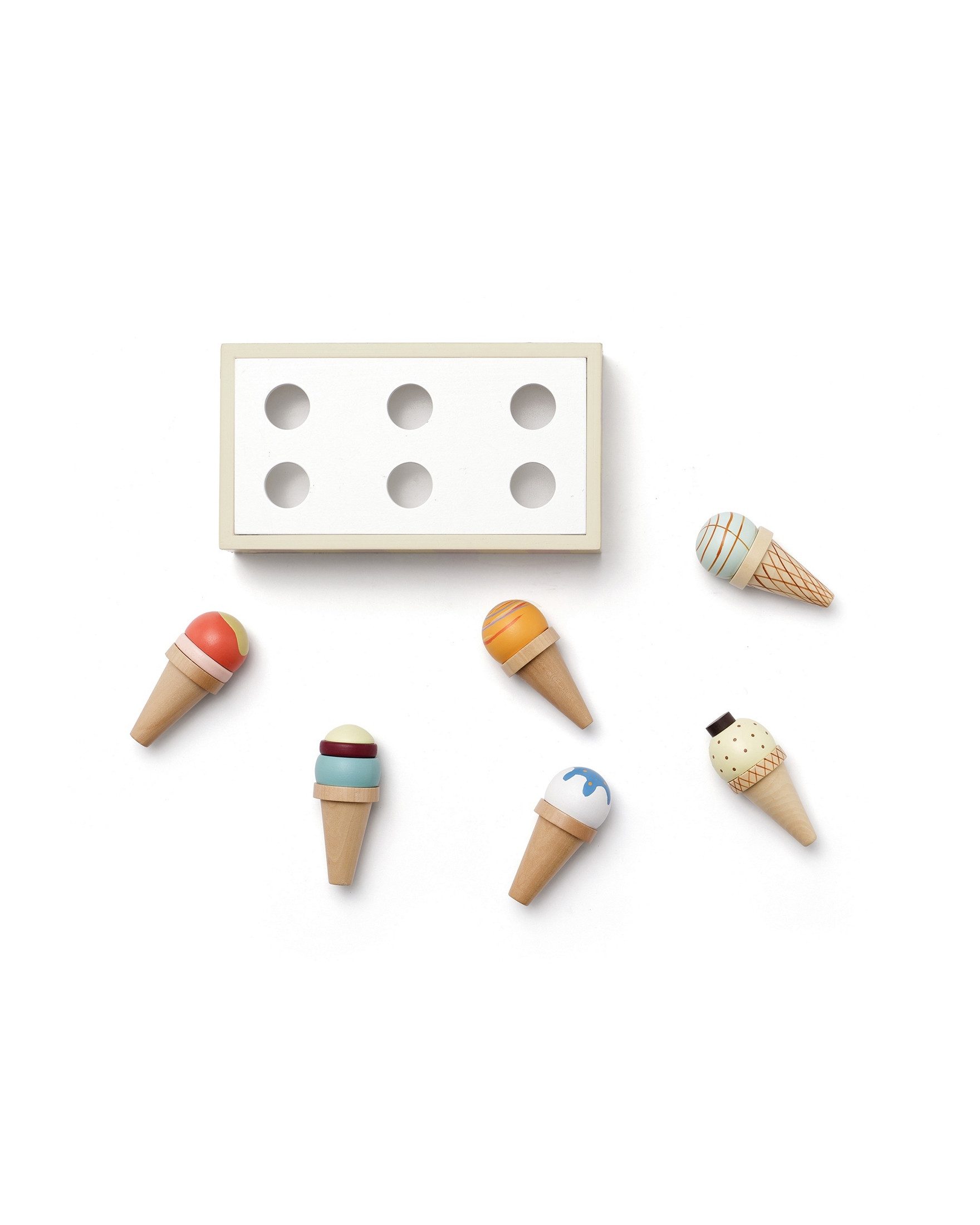 Kids Concept Kinder-Küchenset Kids Concept Waffeleis mit Halter - ab 2 Jahre - 26x14x6cm
