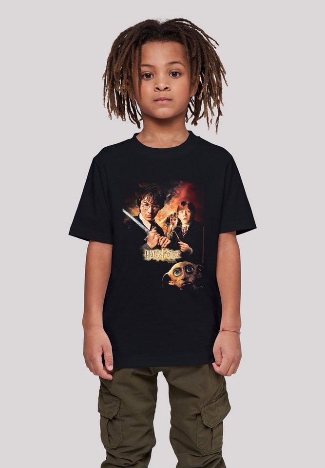 F4NT4STIC T-Shirt Harry Potter Kammer des Schreckens Poster Unisex  Kinder,Premium Merch,Jungen,Mädchen,Bedruckt