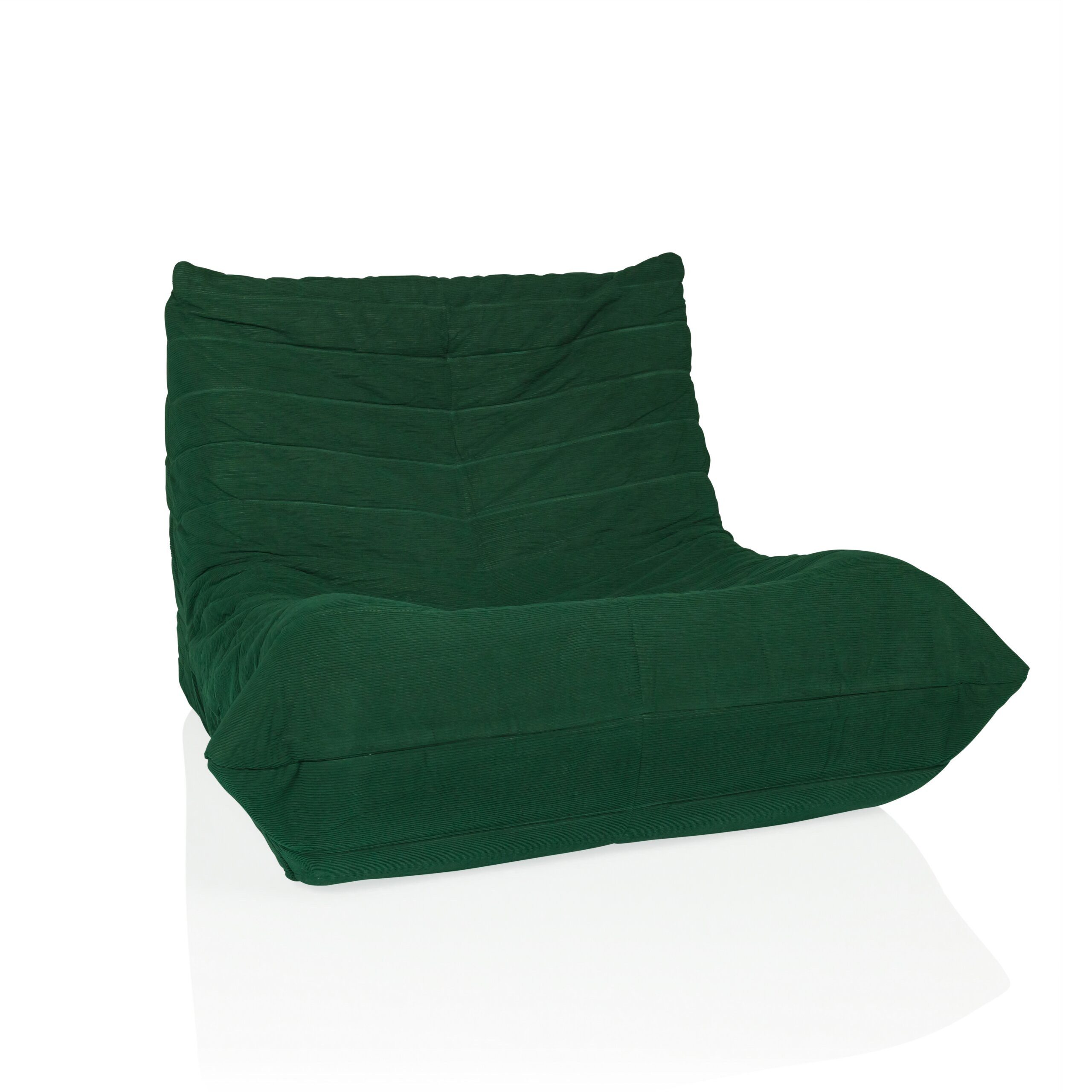 hjh LIVING Loungesessel Sitzolo Polstersessel Stoff 1 St., Bodensofa in Cord-Optik, Sessel Sitzsack Liegesessel für Wohnzimmer