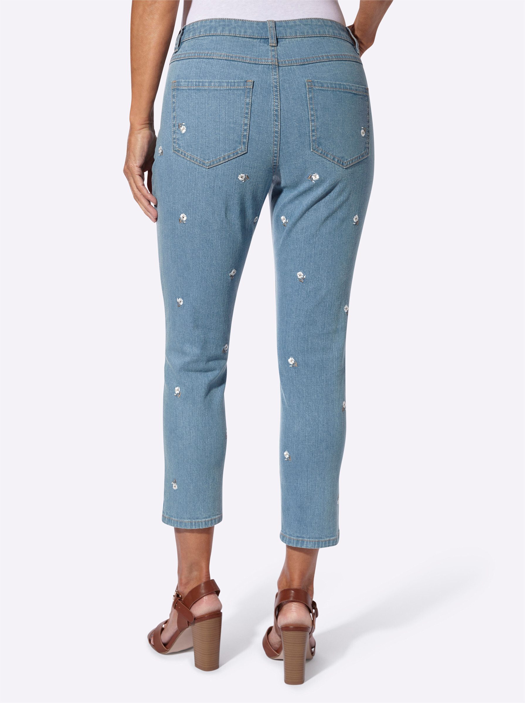 Witt Jeansshorts 7/8-Jeans leicht vertieft günstig online kaufen