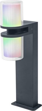 Ledvance LED Gartenleuchte SMART+ RGB LED Außenleuchte Up Down WiFi Wegeleuchte 50cm Alexa Google, LED fest integriert, Mehrfarbig, Warmweiß, Energiesparend, RGB, Wasserdicht, Wasserfest, Wetterfest