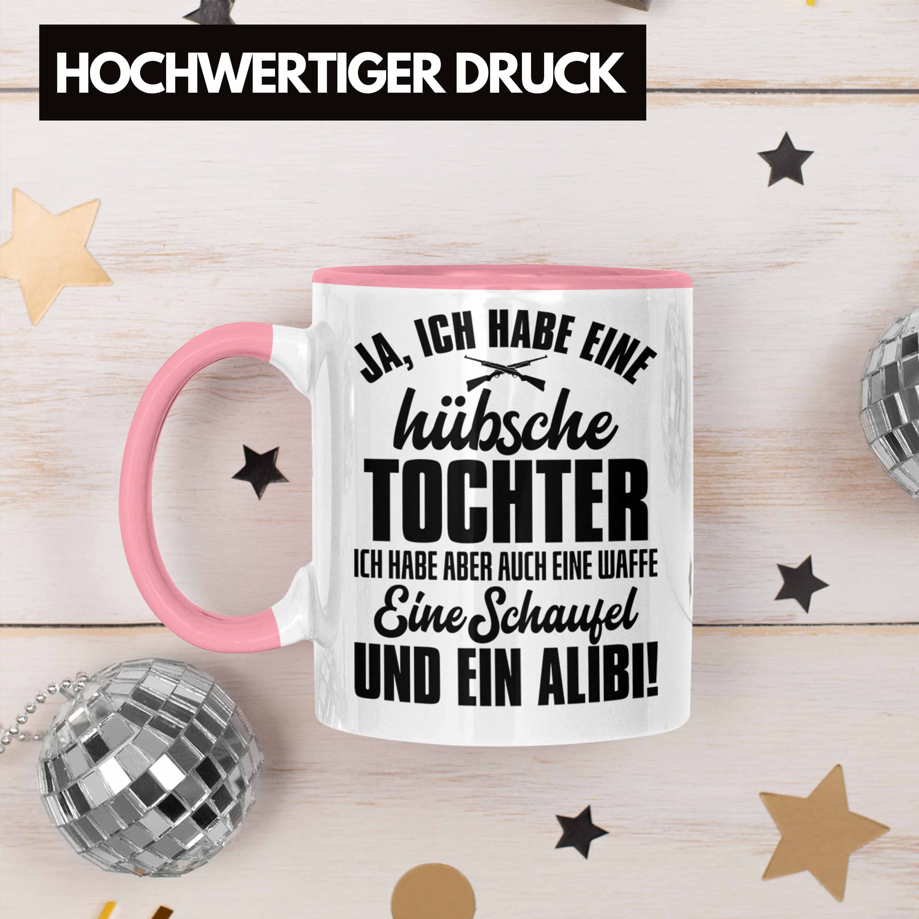 von Tasse Tochter - Geschenkidee Hübsche Kaffeetasse Tasse für Trendation Tochter Rosa Vater Papa Geschenk Trendation