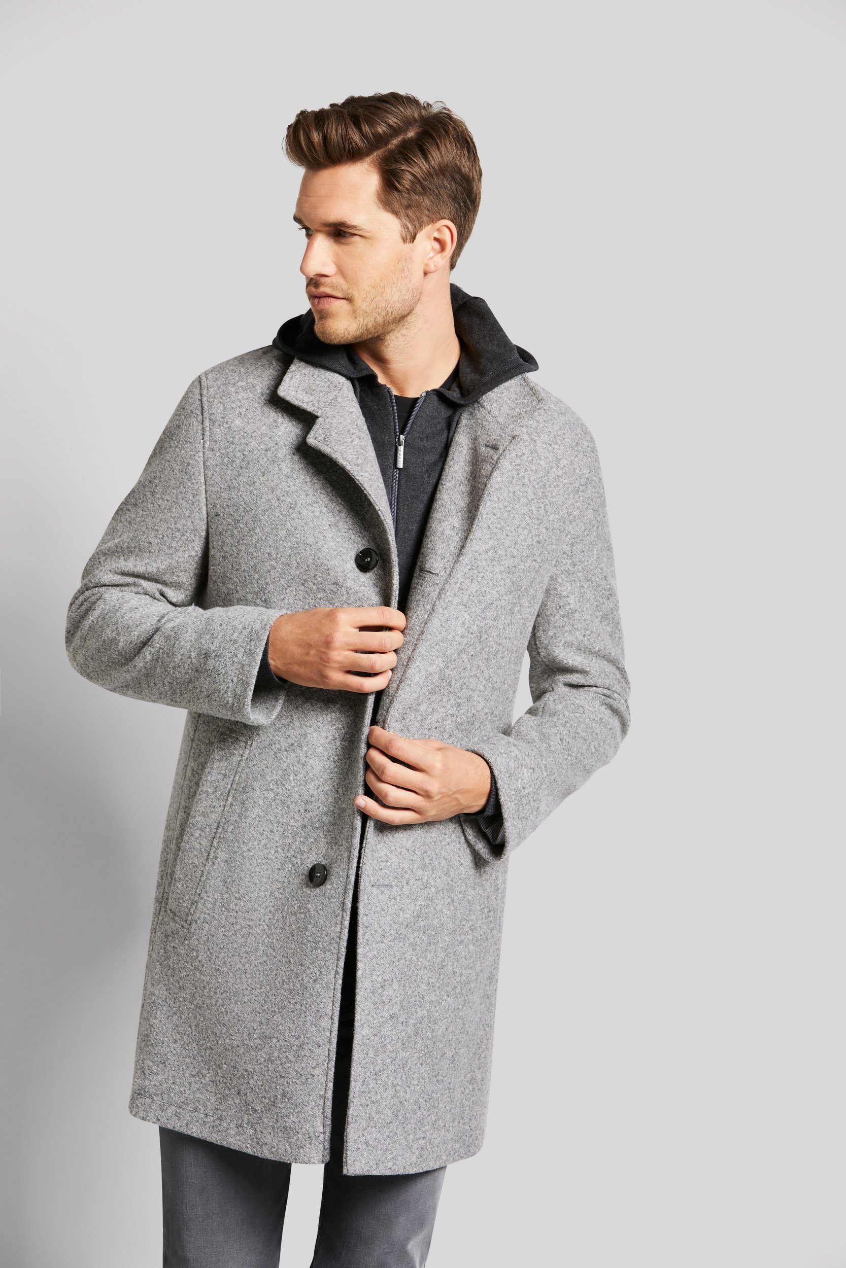 bugatti Wollmantel im mellierten Design günstig online kaufen