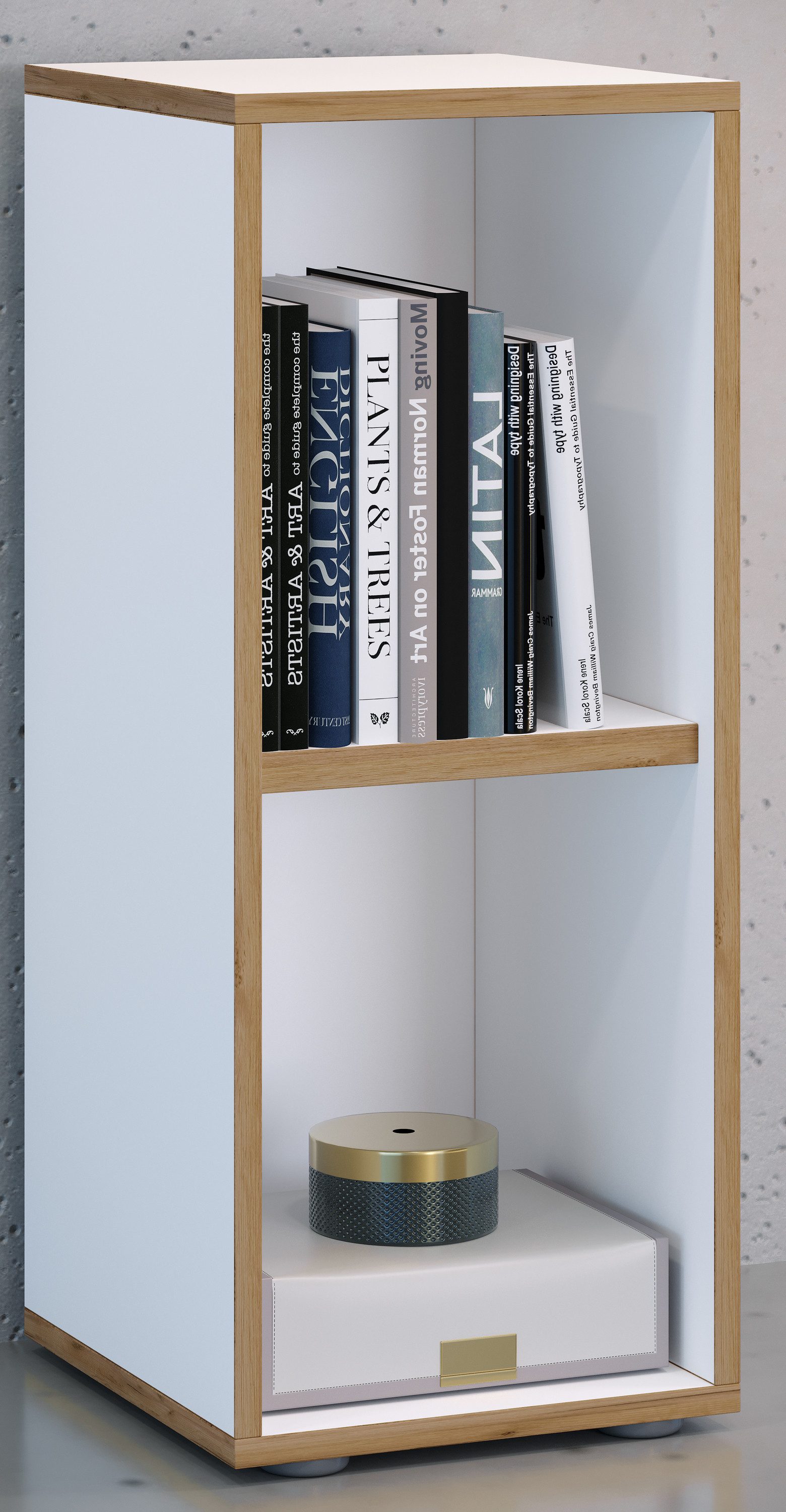VCM Standregal Holz Büro Regal Bücher Ordner Aktenregal Salia 2f