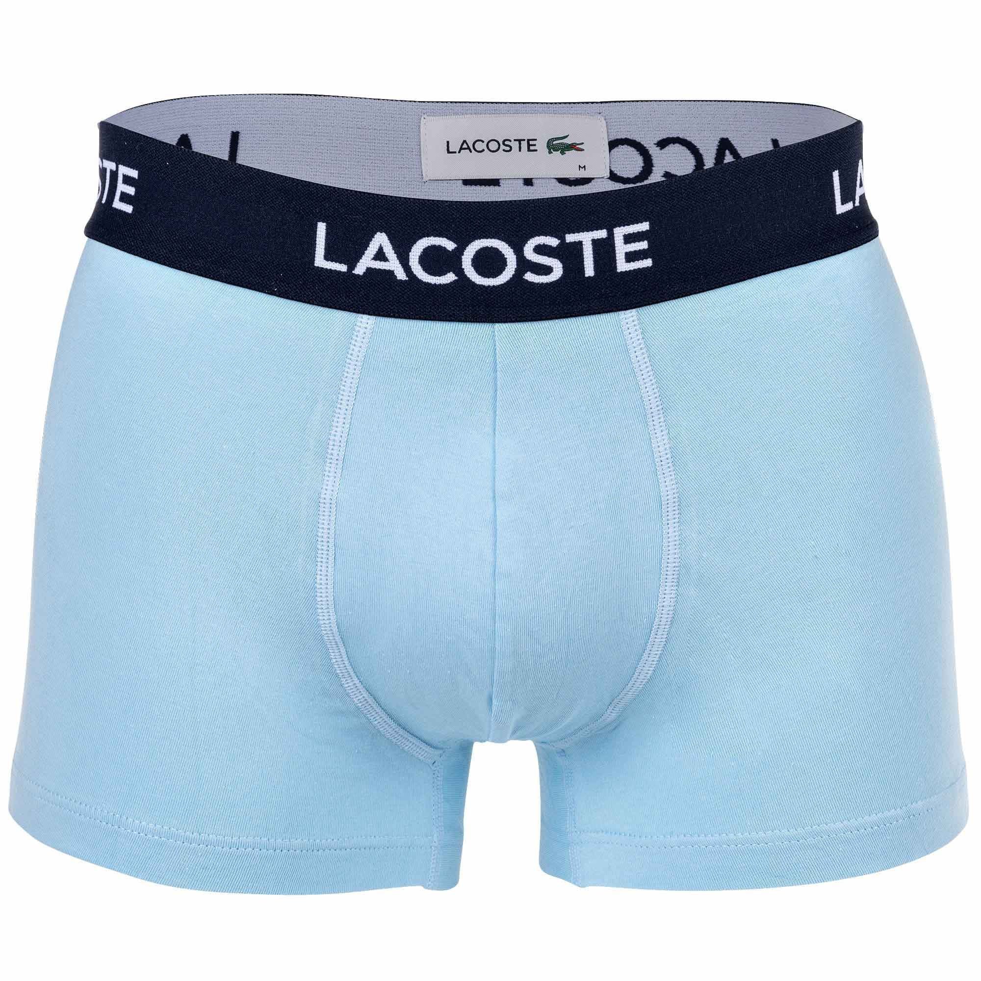 Lacoste 3-er Set Trunks in Dunkelblau, Grün & Schwarz günstig online kaufen
