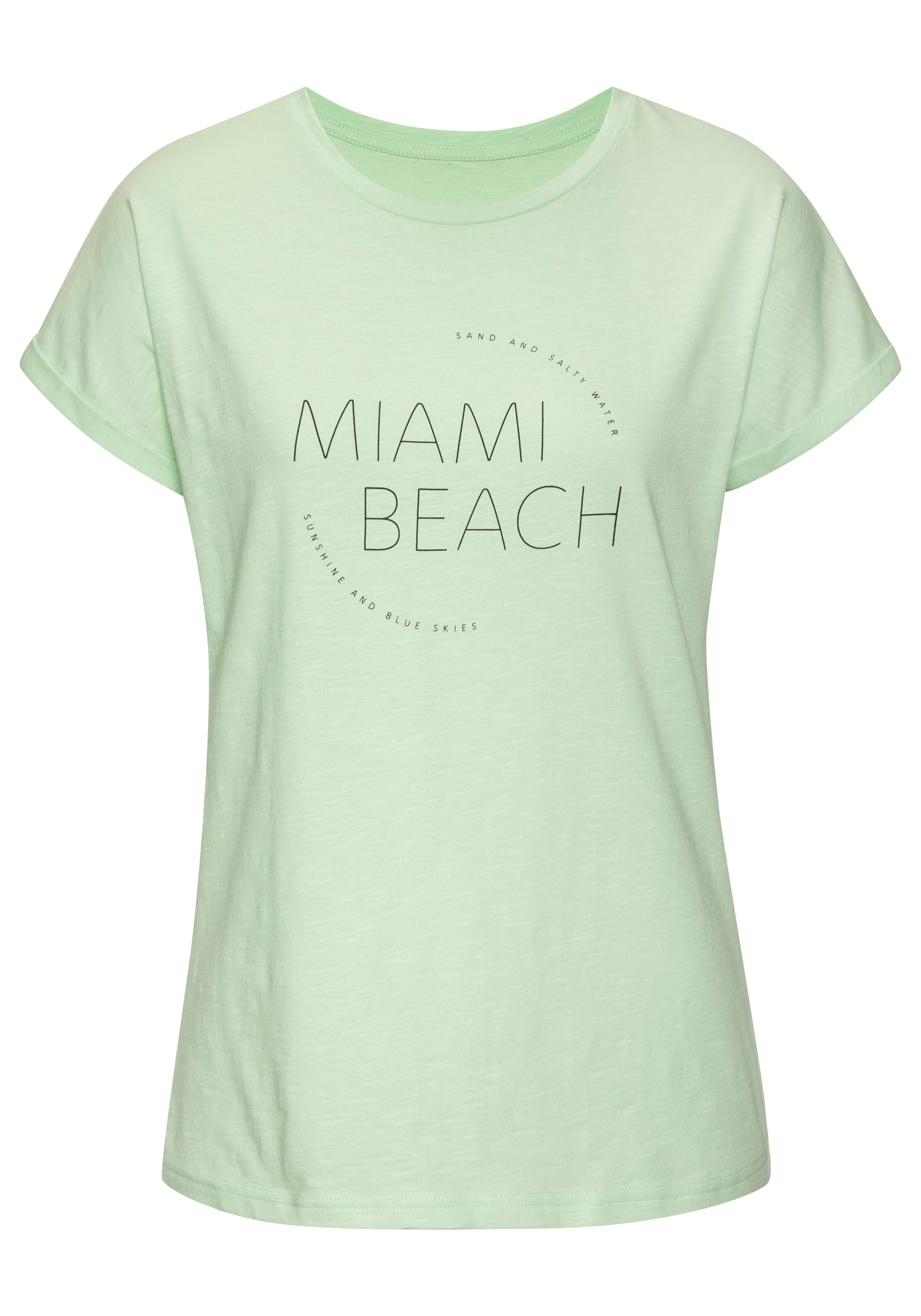 Vivance T-Shirt "mit modischem Frontprint", (2er-Pack), aus weicher Baumwol günstig online kaufen