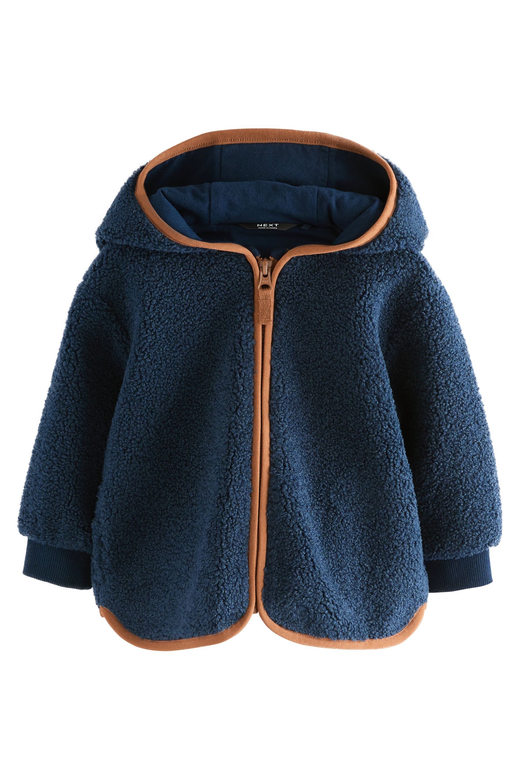 Next Fleecejacke Fleece-Kapuzenjacke mit Reißverschluss (1-St)