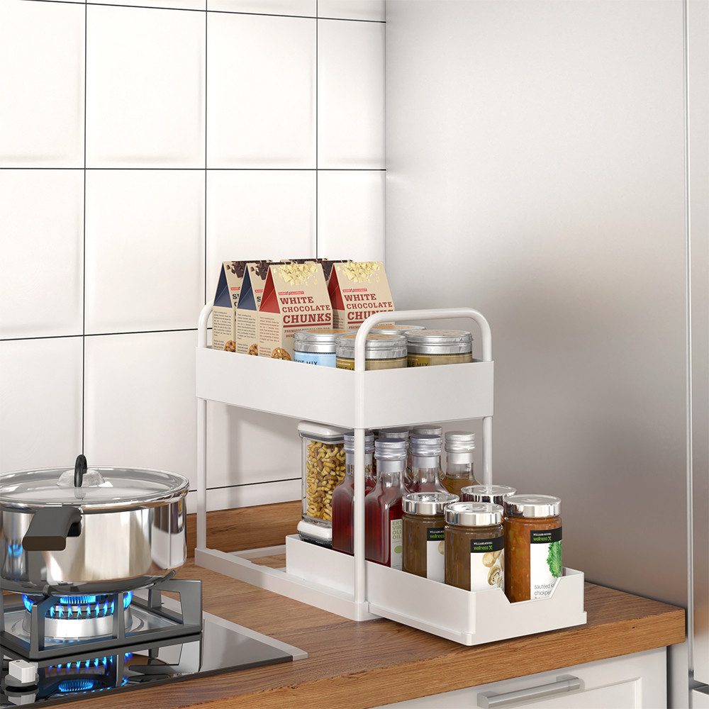 JEOBEST Küchenregal Küchen Organizer, Spülschrank Organizer, günstig online kaufen