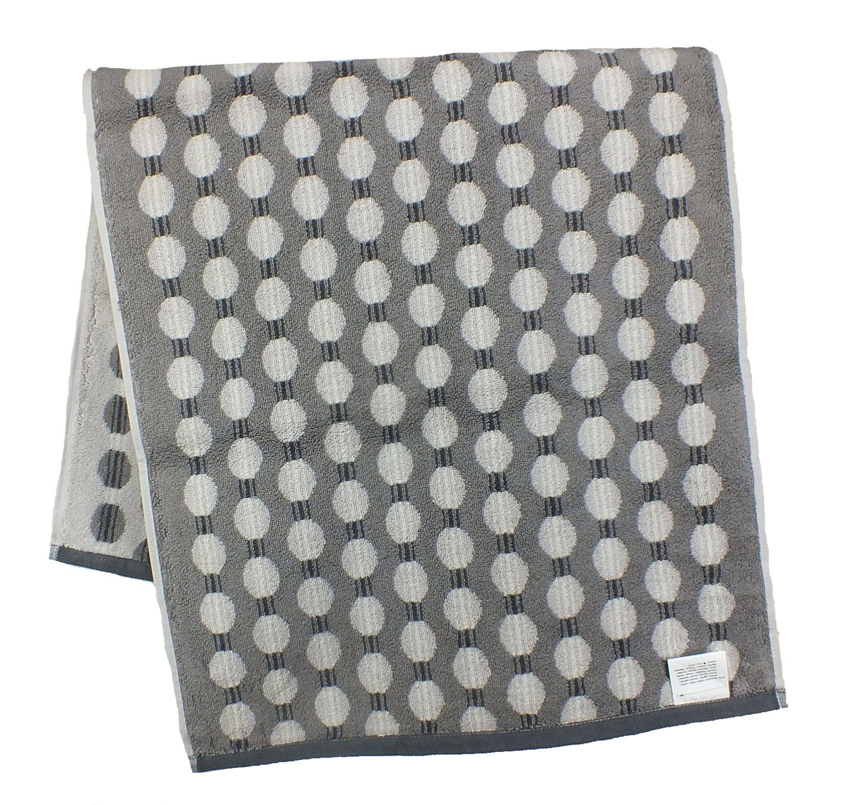 Modisches pearl grey (1-St), Handtuch, Design Vossen