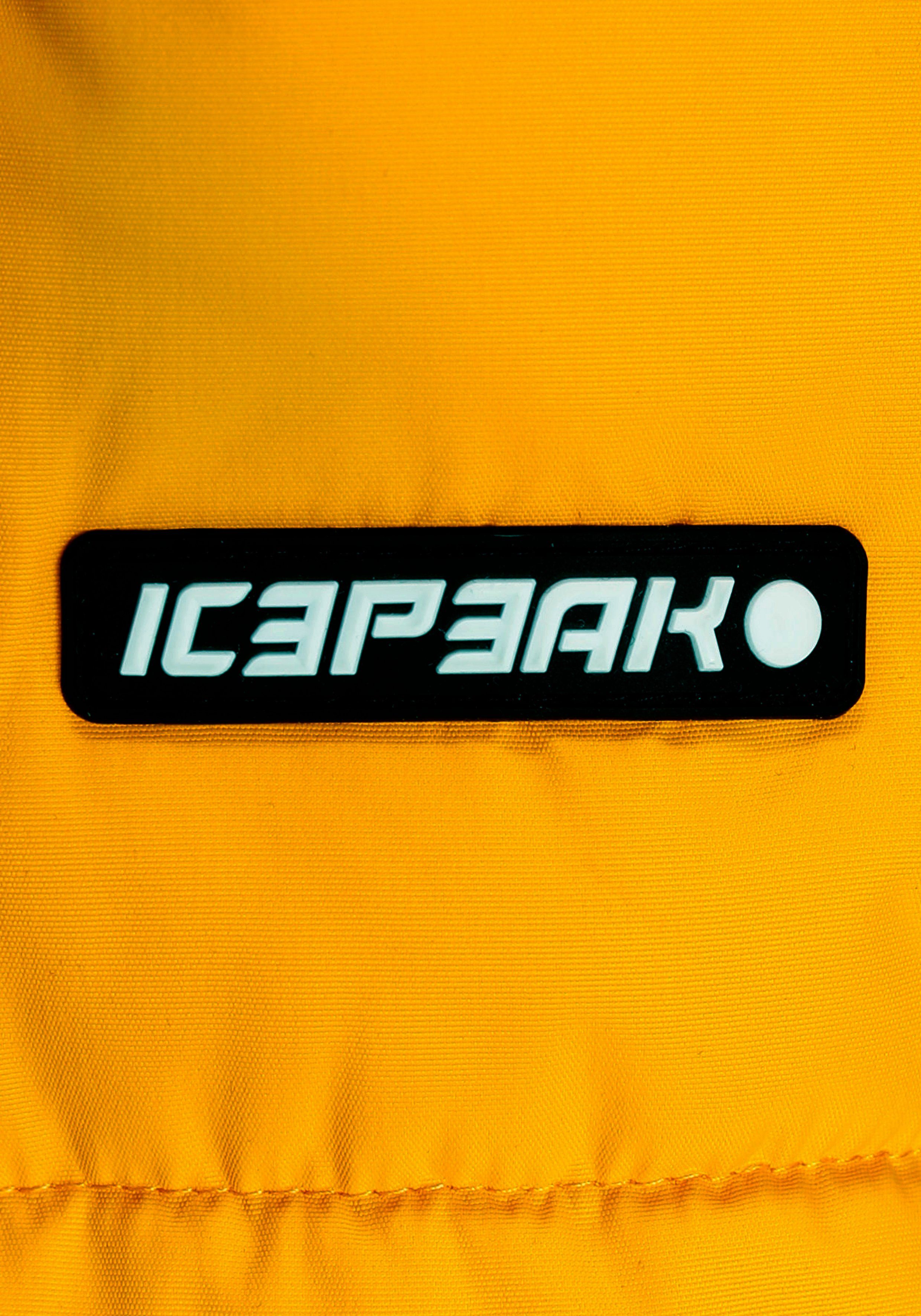 Icepeak Steppjacke PASCO & - Wärmend Winddicht & für gelb Wasserabweisend Kinder